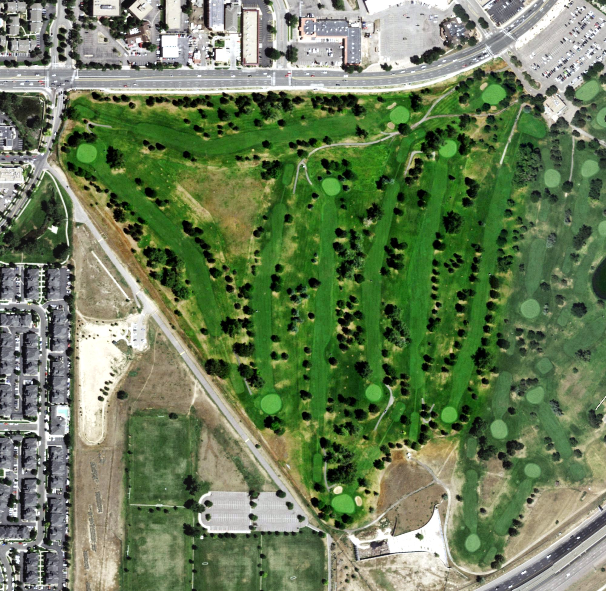 Aerial view of Kennedy 9-Hole Regulation Course, CO
