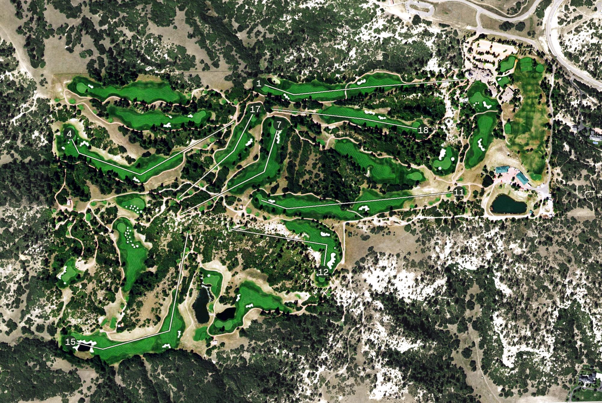Aerial view of Sanctuary, CO