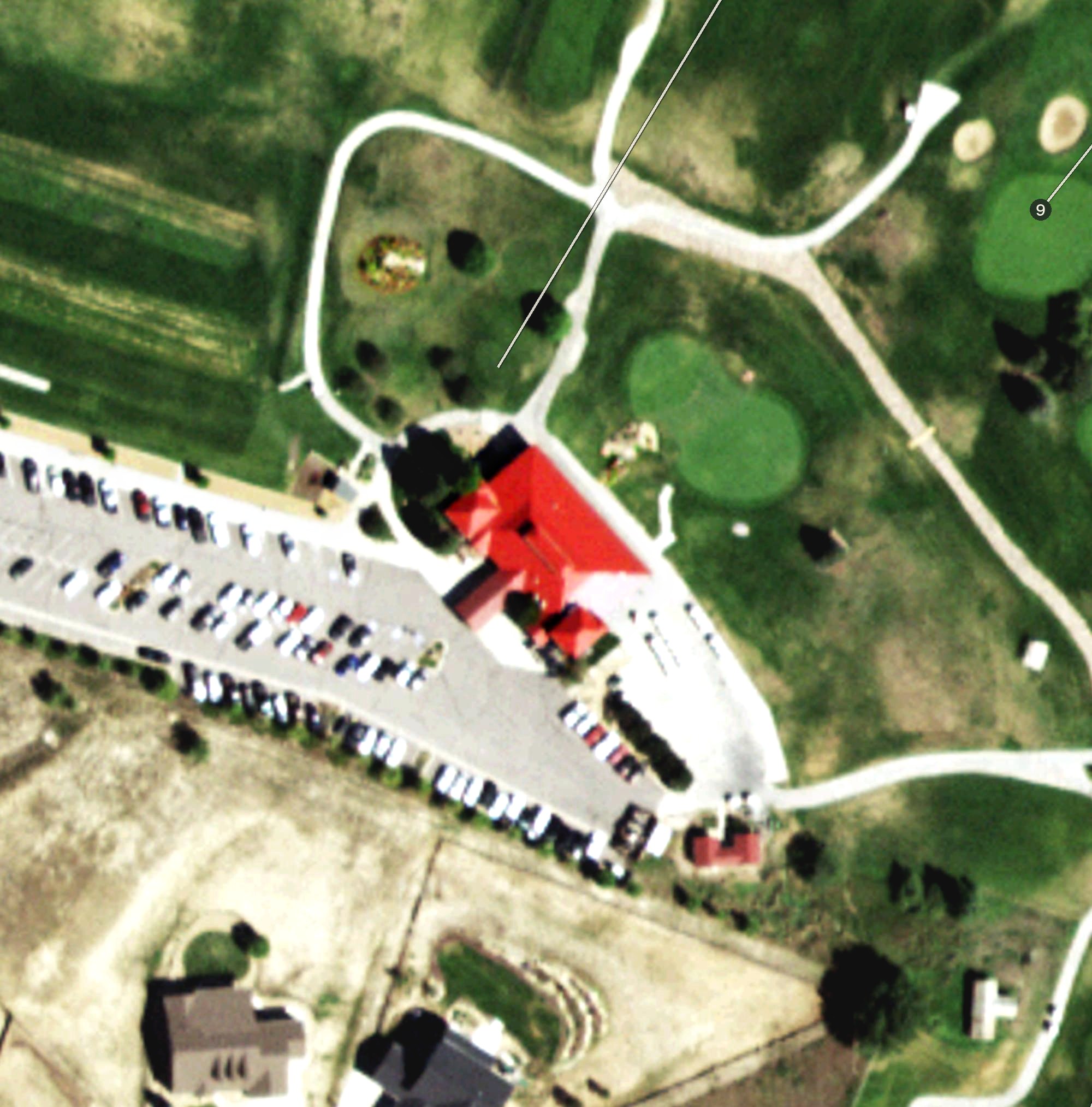 Aerial view of Spring Valley Golf Course, CO