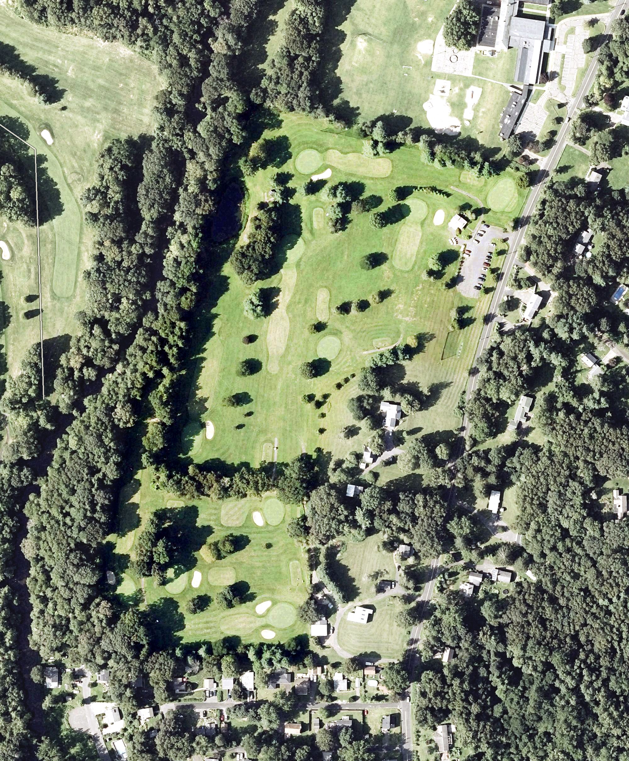 Aerial view of Gainfield Farms Gold Course, CT
