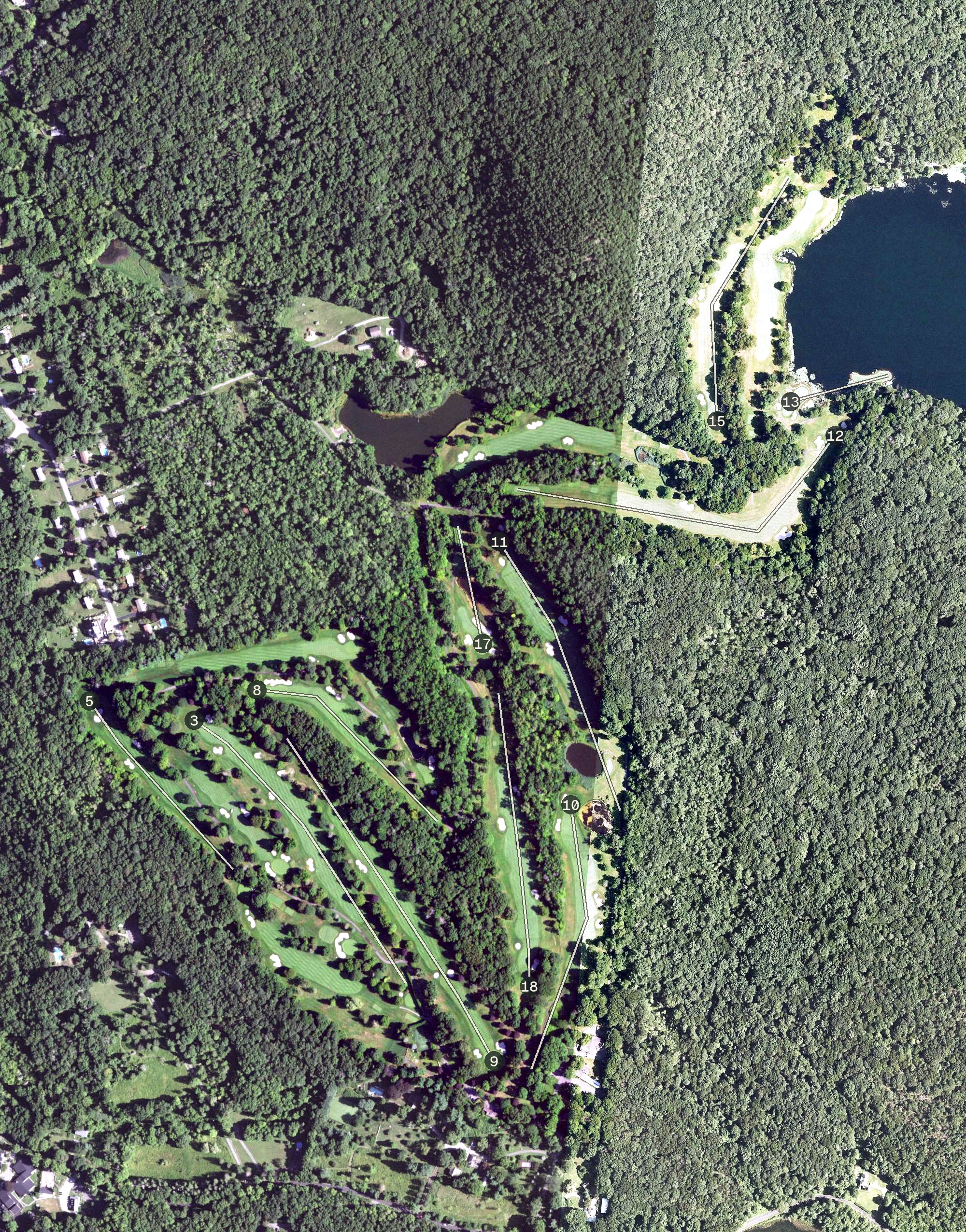 Aerial view of Morefar Back O' Beyond, CT