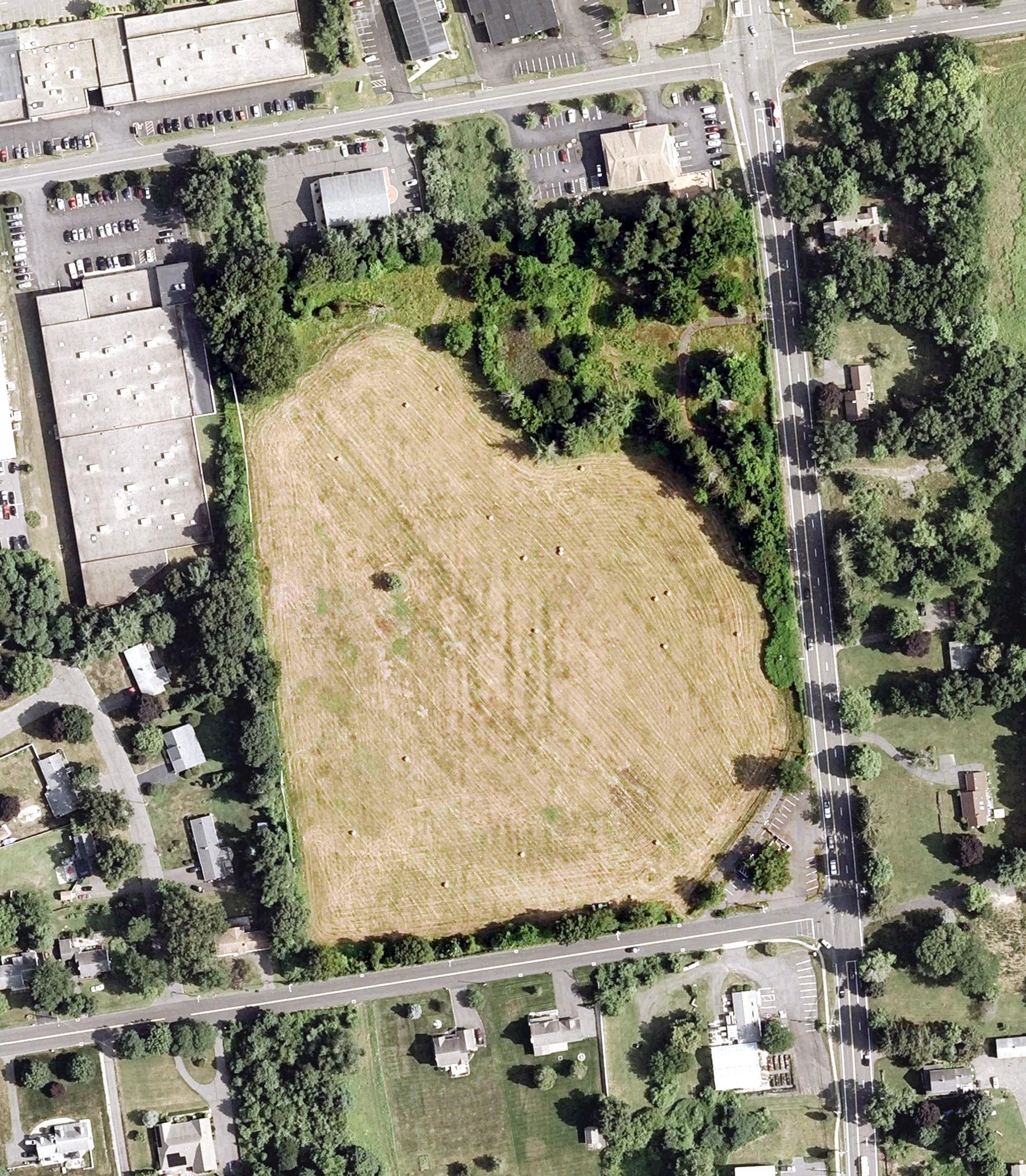 Aerial view of The Highland Golf Range, CT