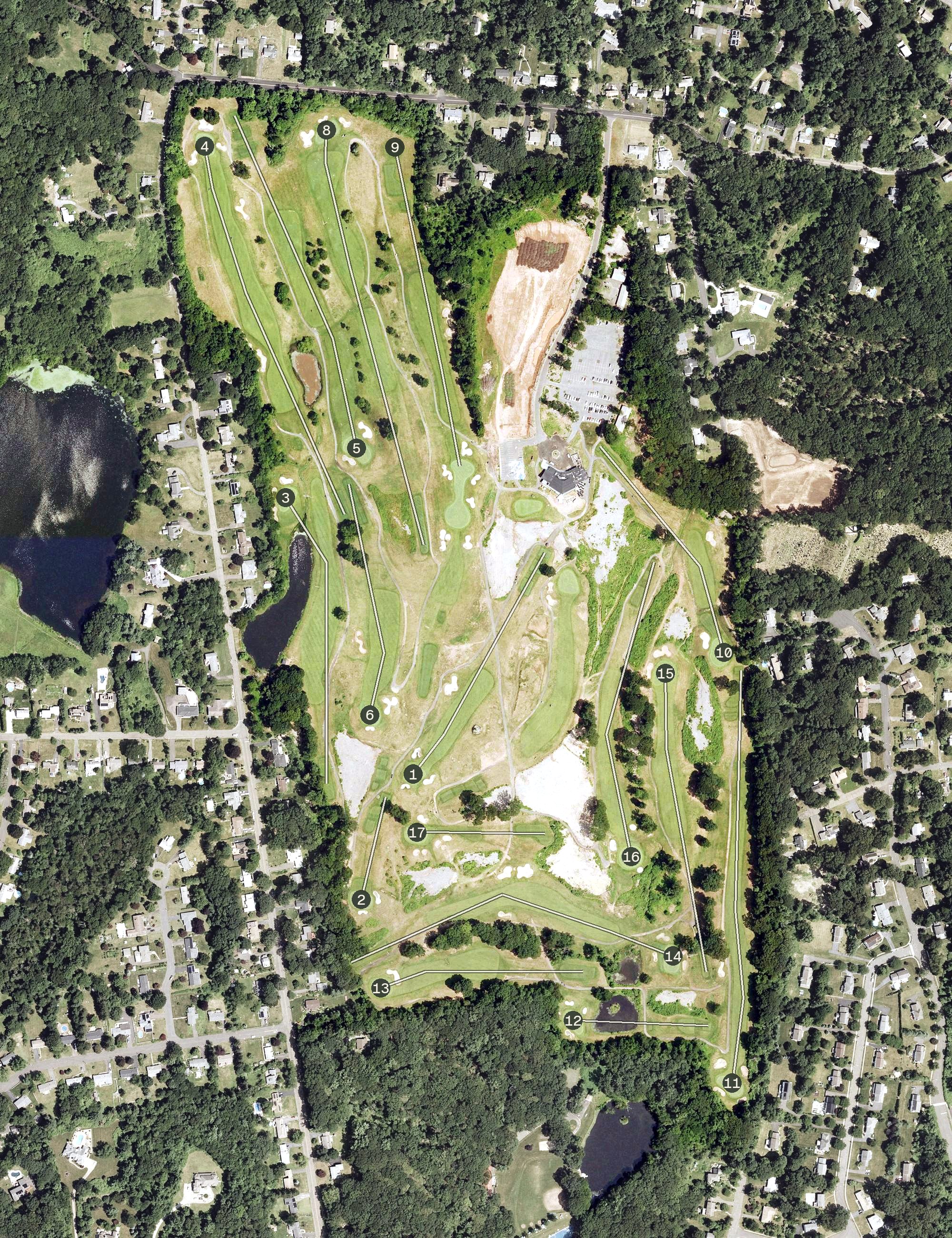 Aerial view of The VUE, CT