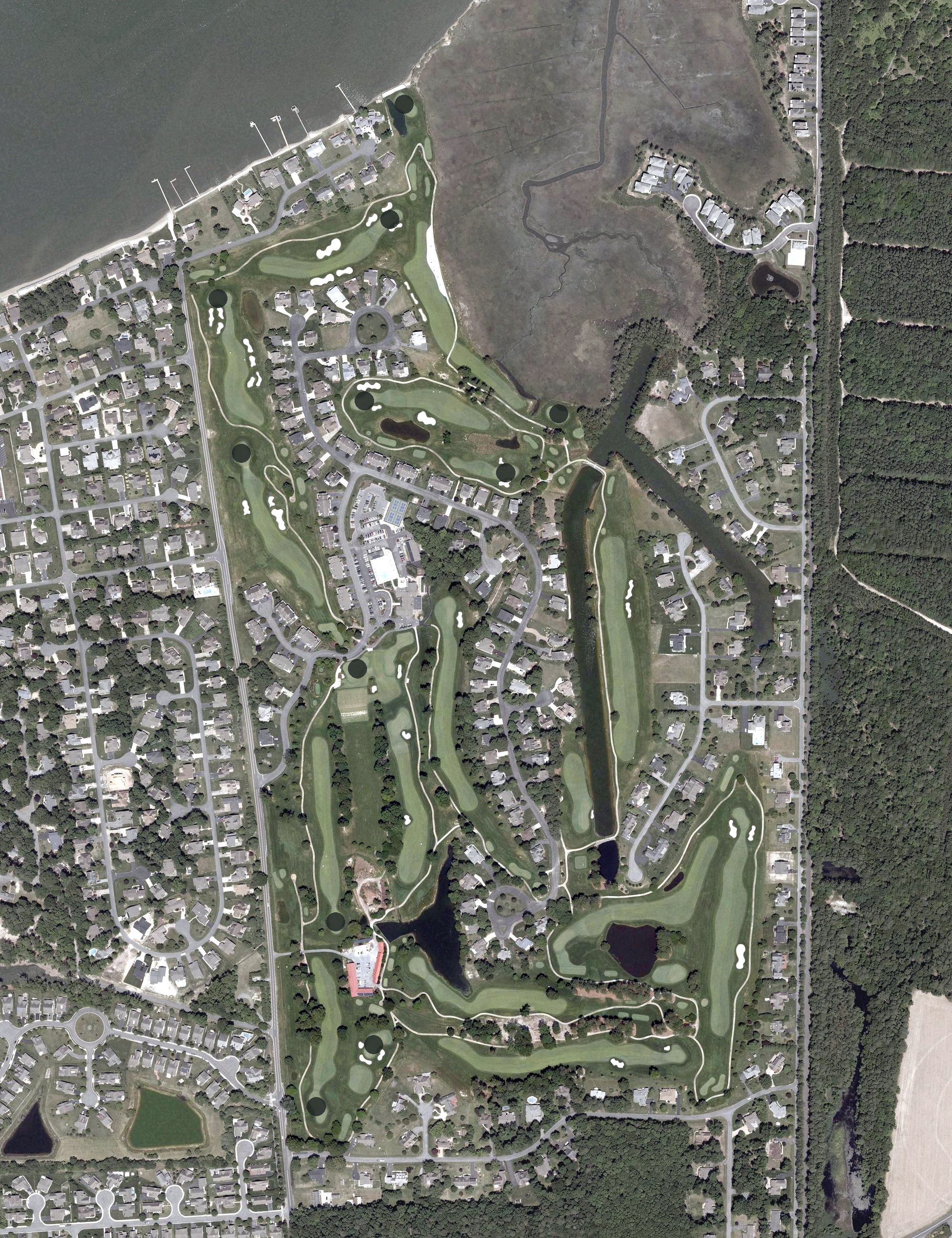 Aerial view of Cripple Creek Golf & Country Club, DE