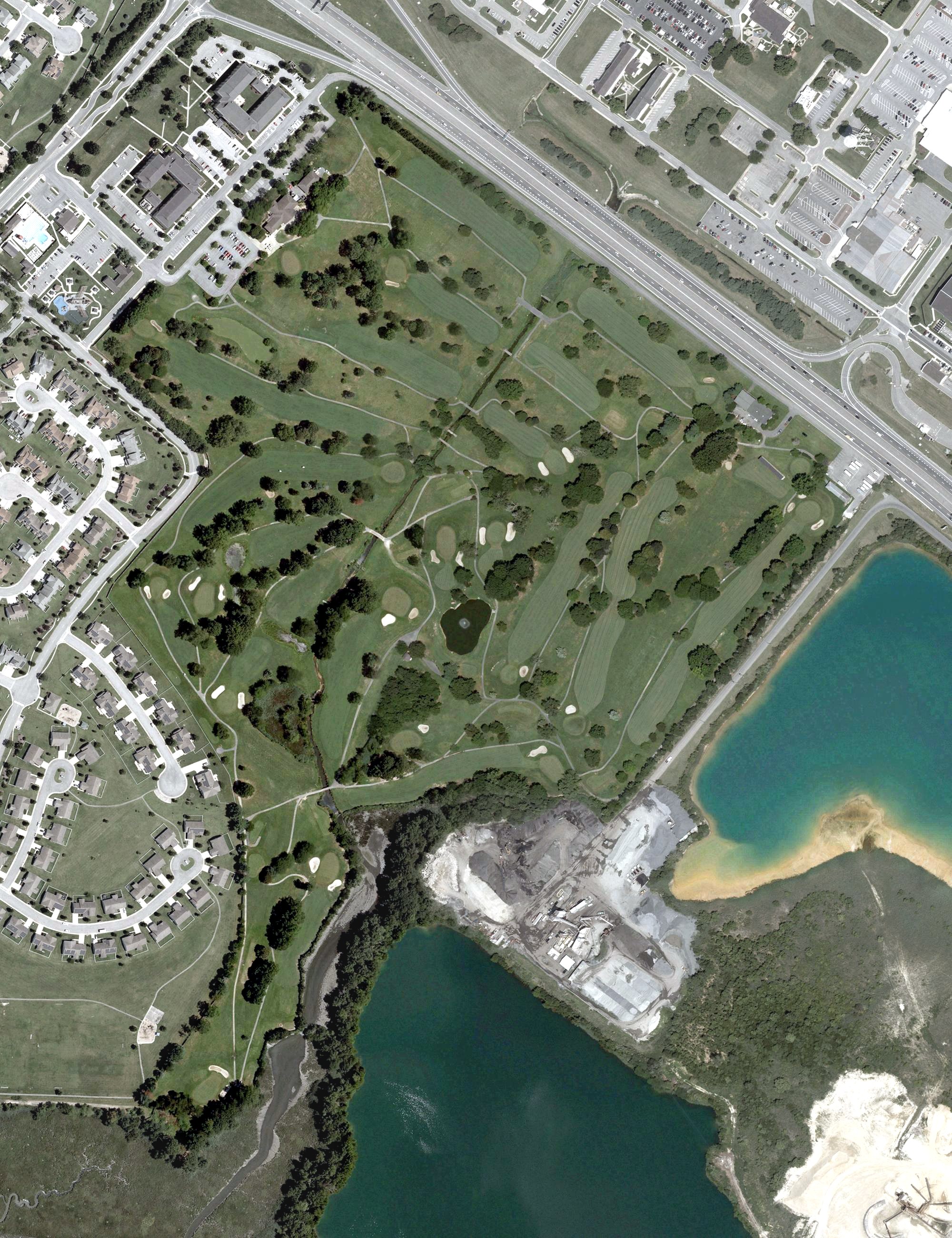 Aerial view of Eagle Creek Golf Course, DE
