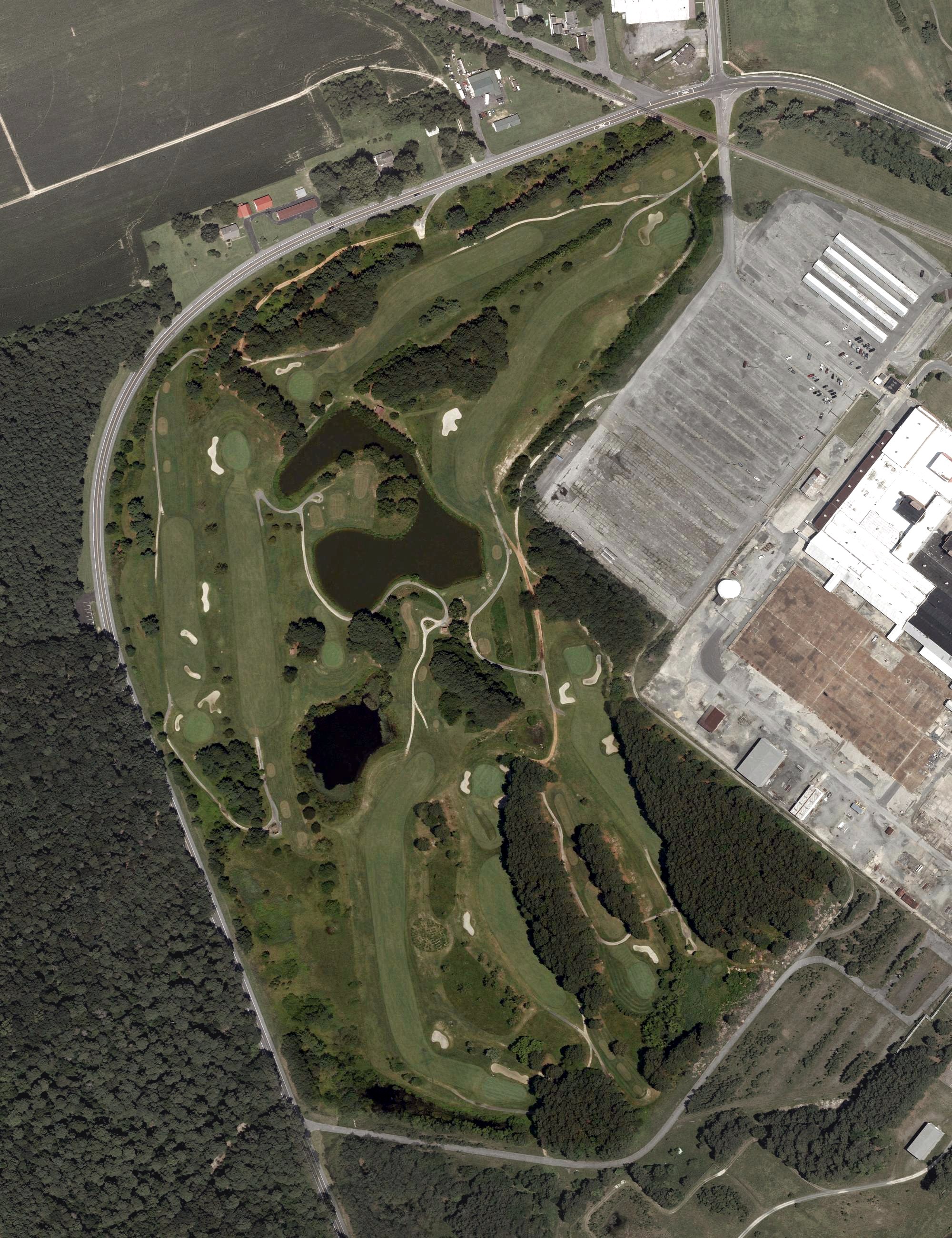 Aerial view of Hooper's Landing Golf Course, DE