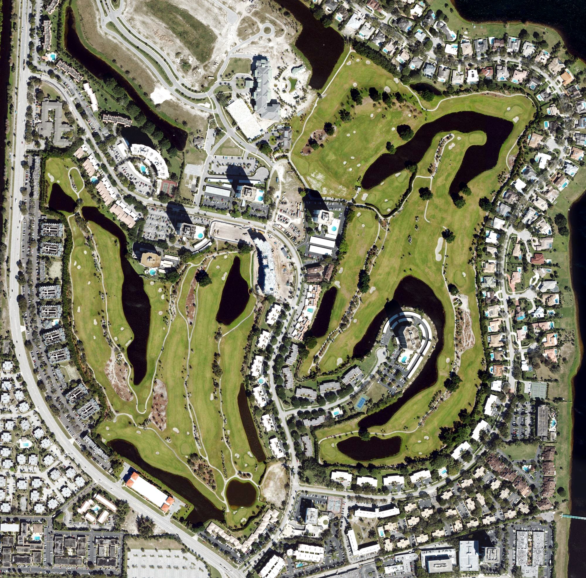 Aerial view of Banyan Cay, FL