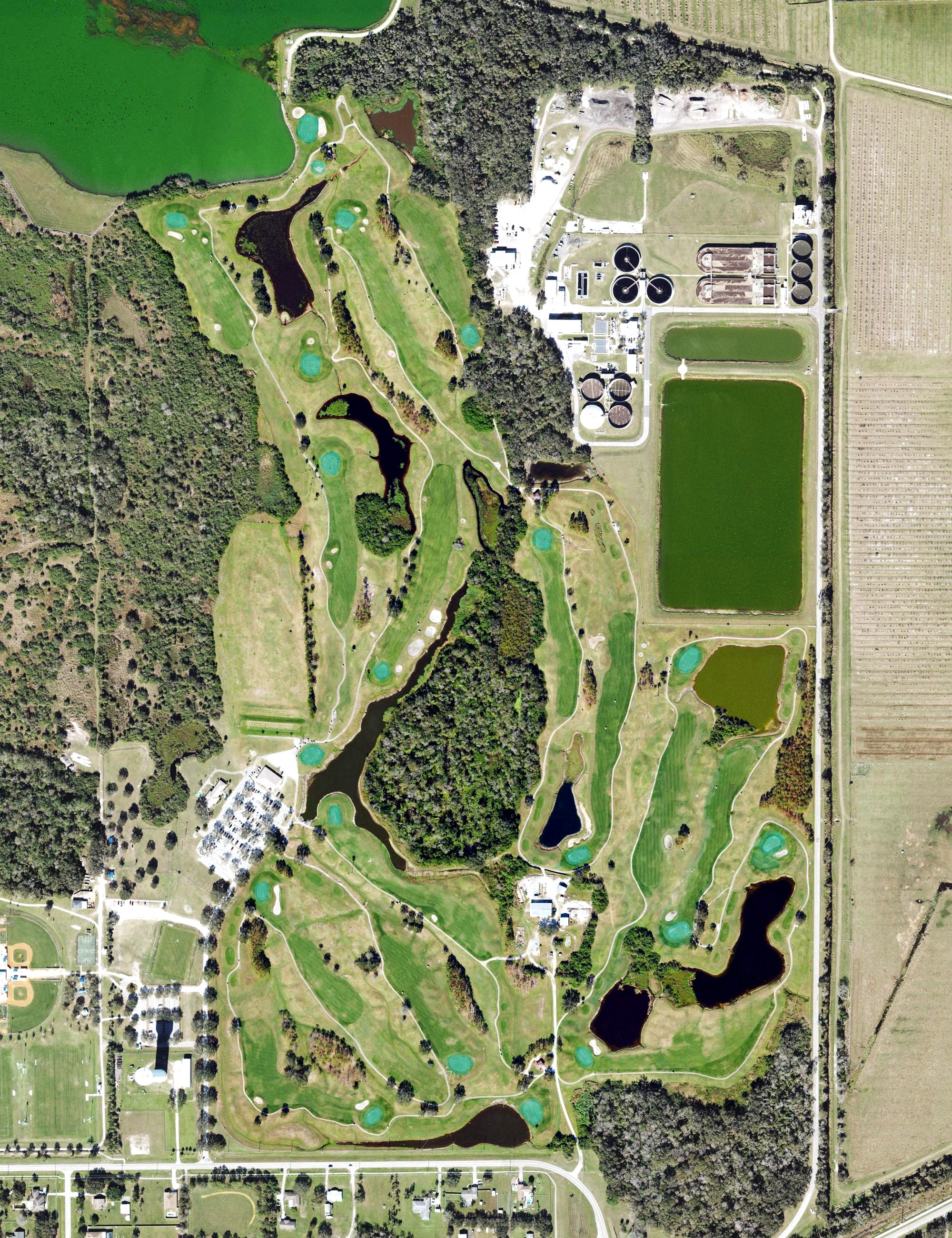 Aerial view of Buffalo Creek Golf Course, FL
