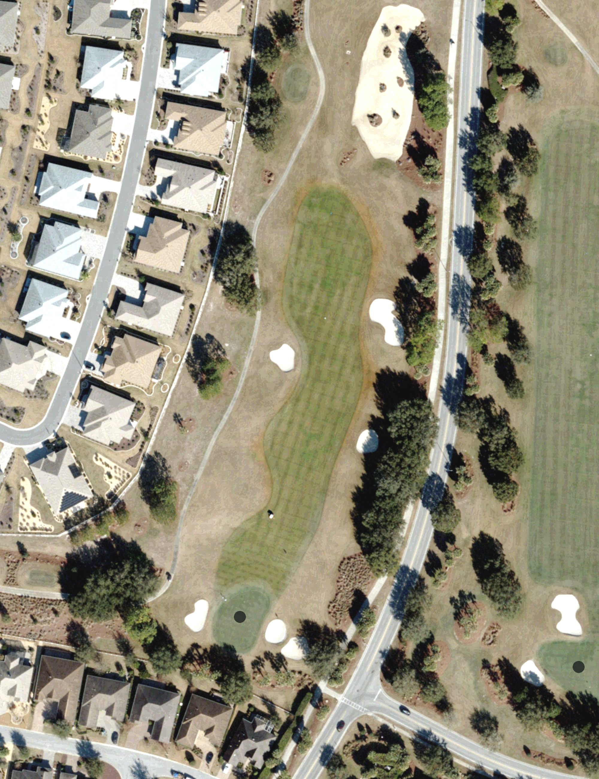 Aerial view of Candler Hills Hole 3, FL