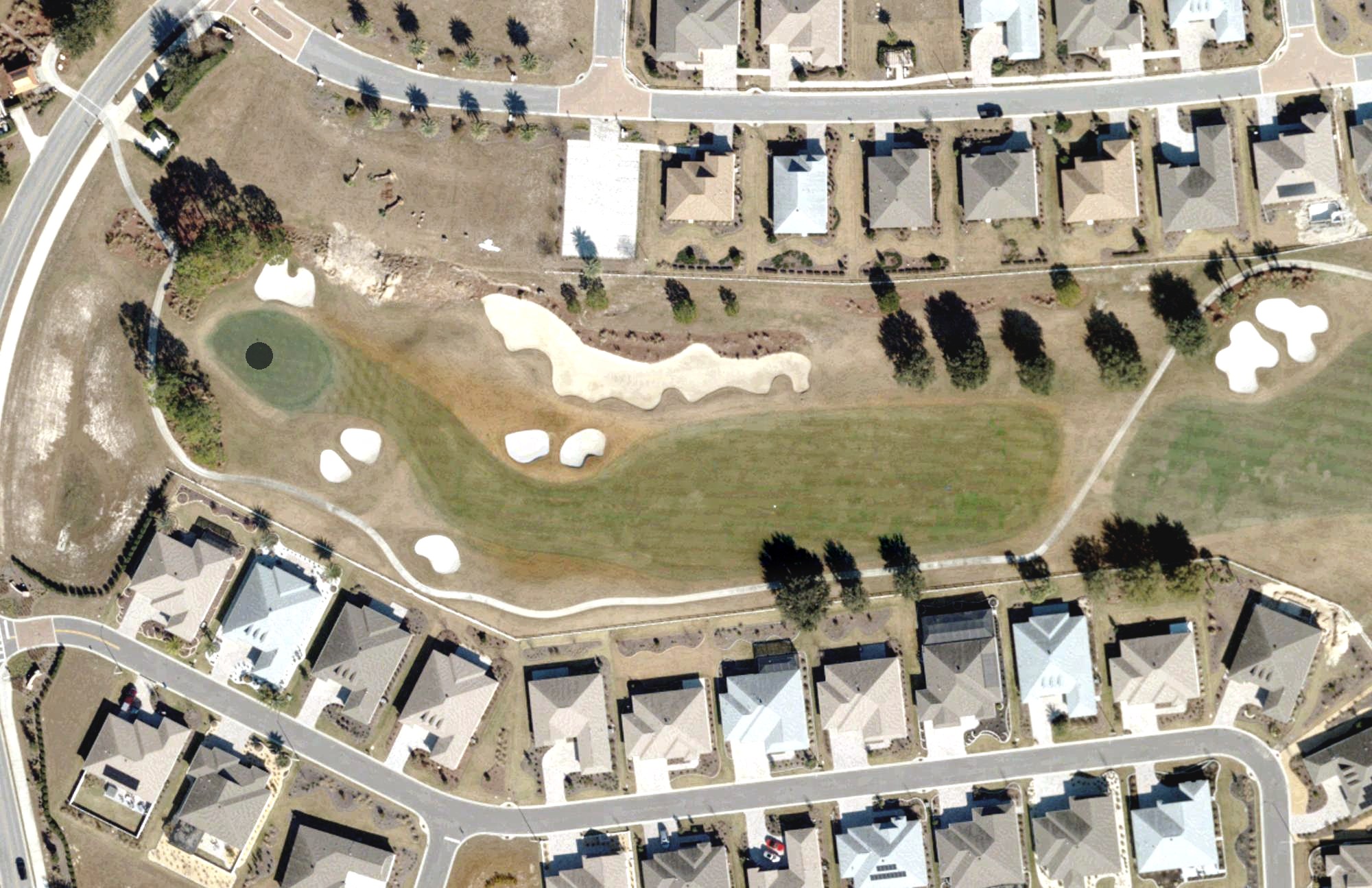 Aerial view of Candler Hills Hole 4, FL