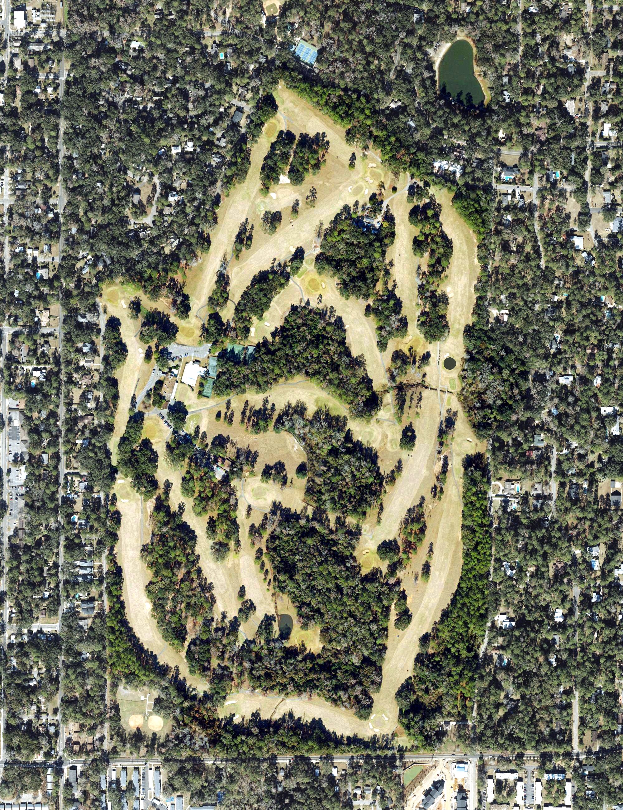 Aerial view of Capital City Country Club, FL