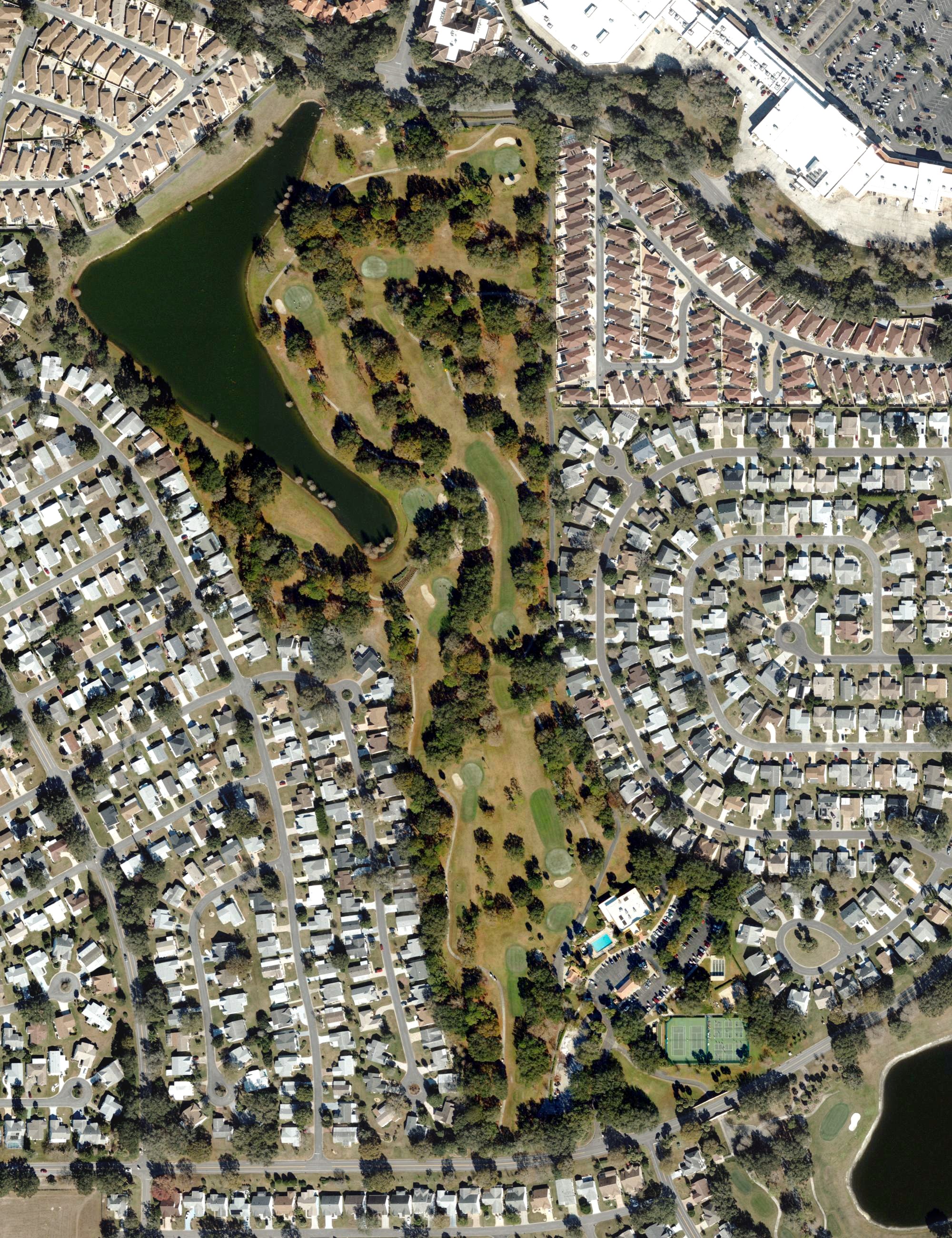 Aerial view of Chula Vista Course (The Villages), FL