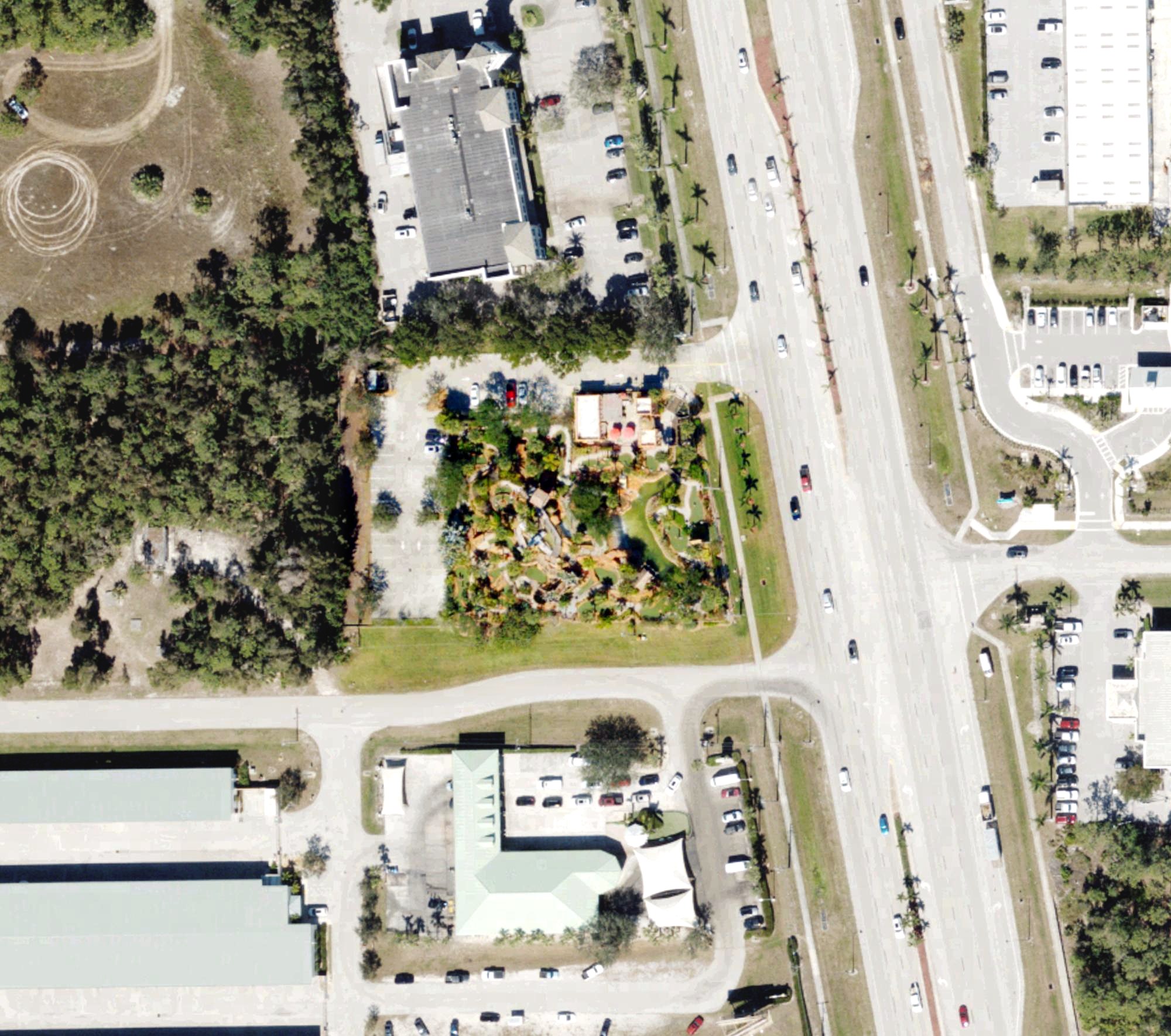 Aerial view of Congo River Golf, FL