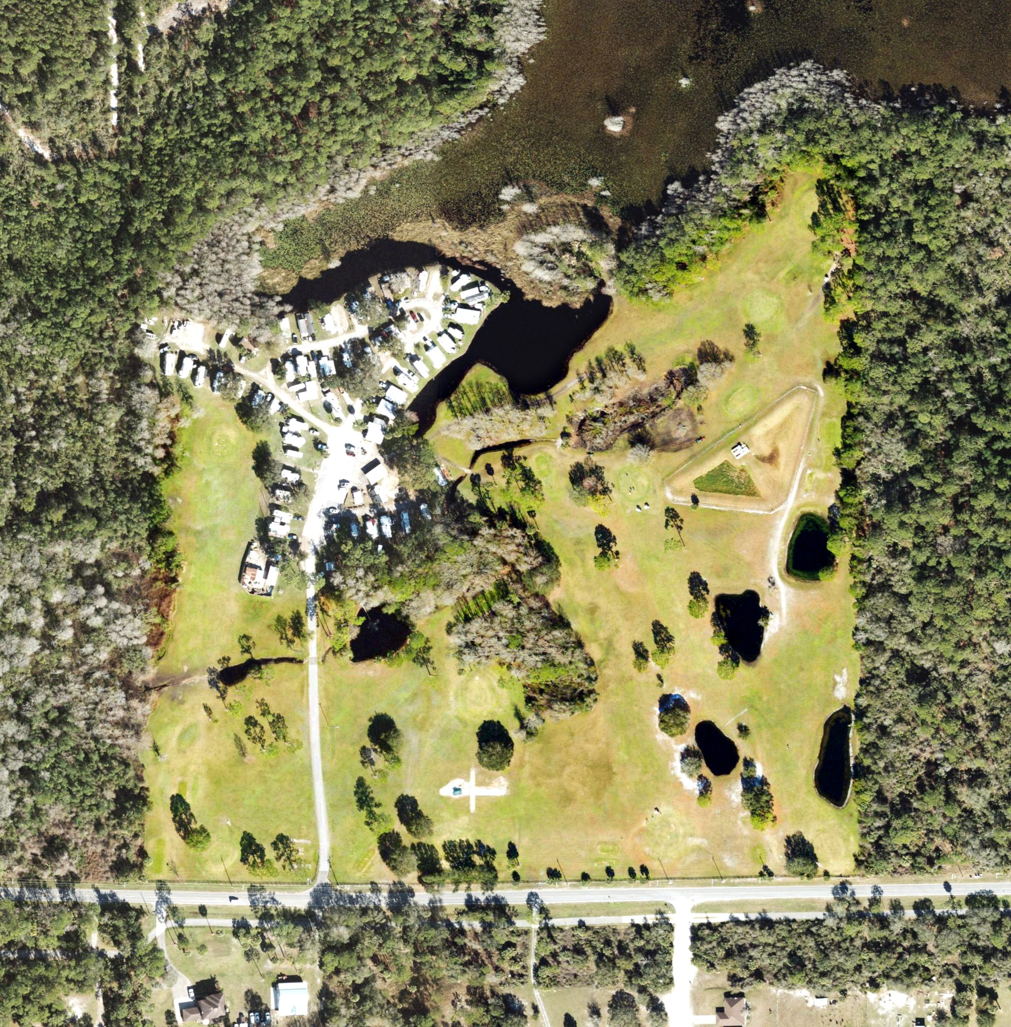 Aerial view of Cypress Point Golf Club, FL