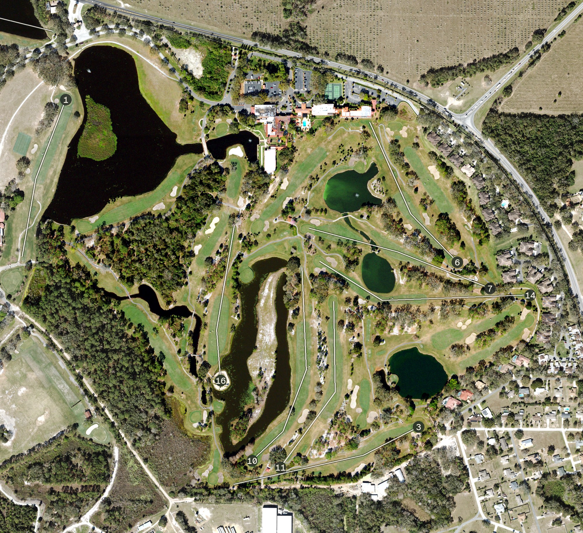 Aerial view of El Campéon, FL
