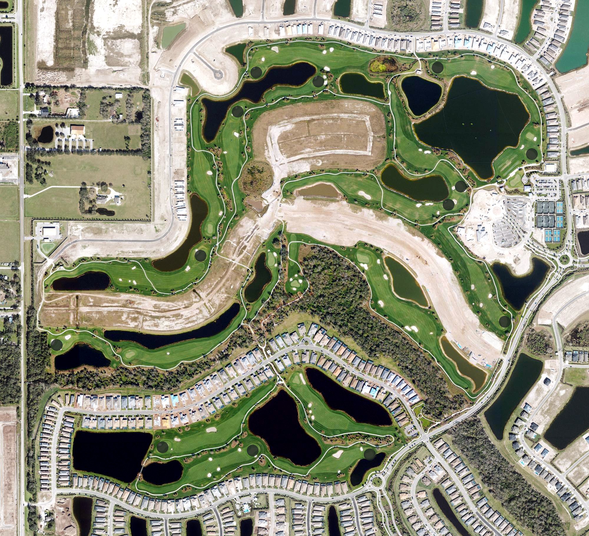 Aerial view of Esplanade at Azario, FL