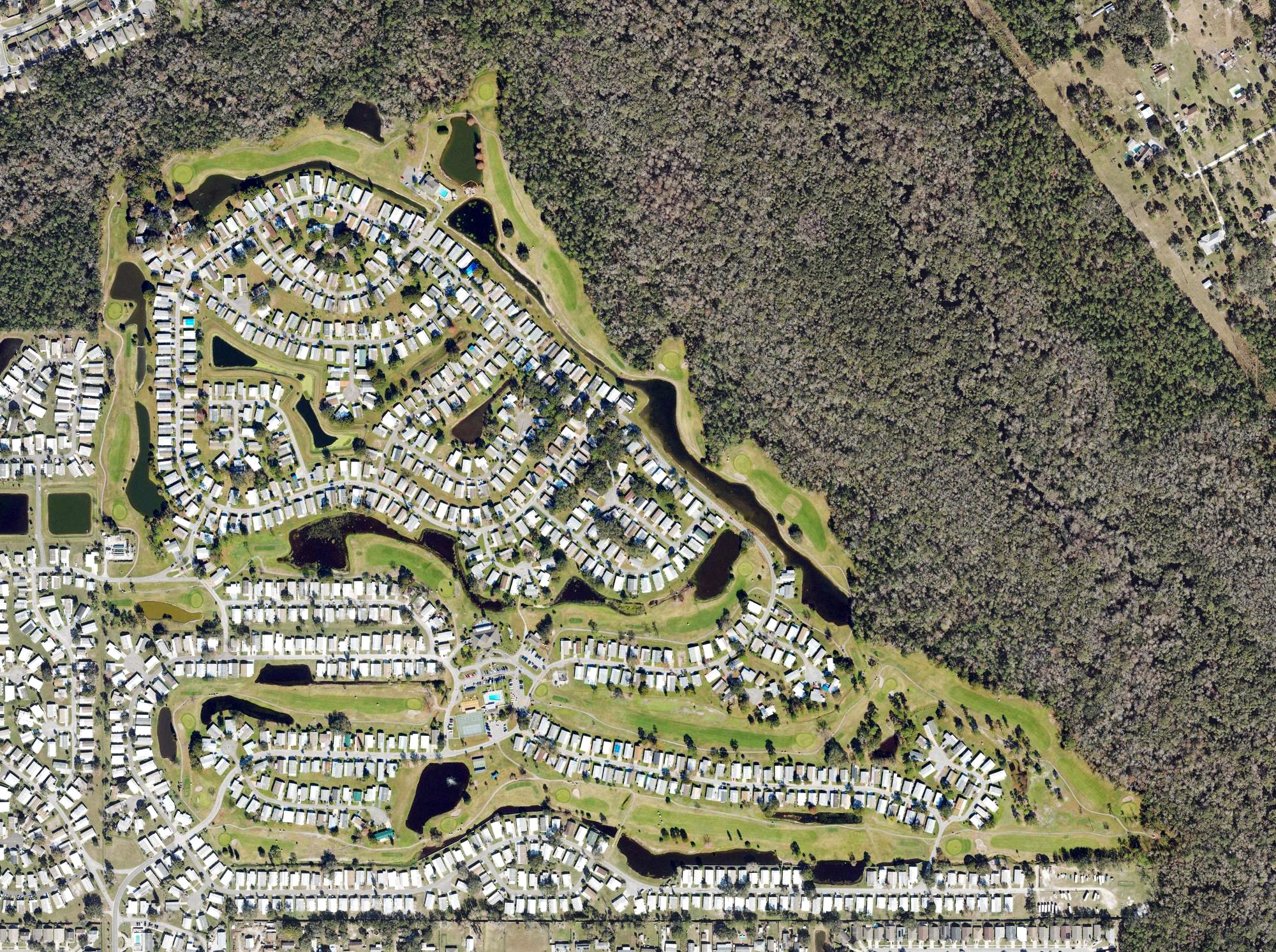 Aerial view of Fairways Golf Club, FL