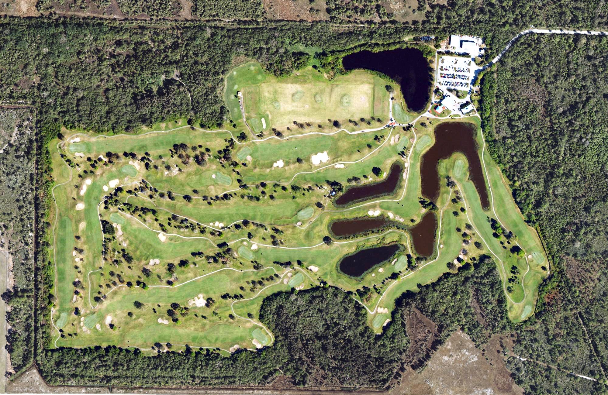 Aerial view of Fairwinds Golf Course, FL