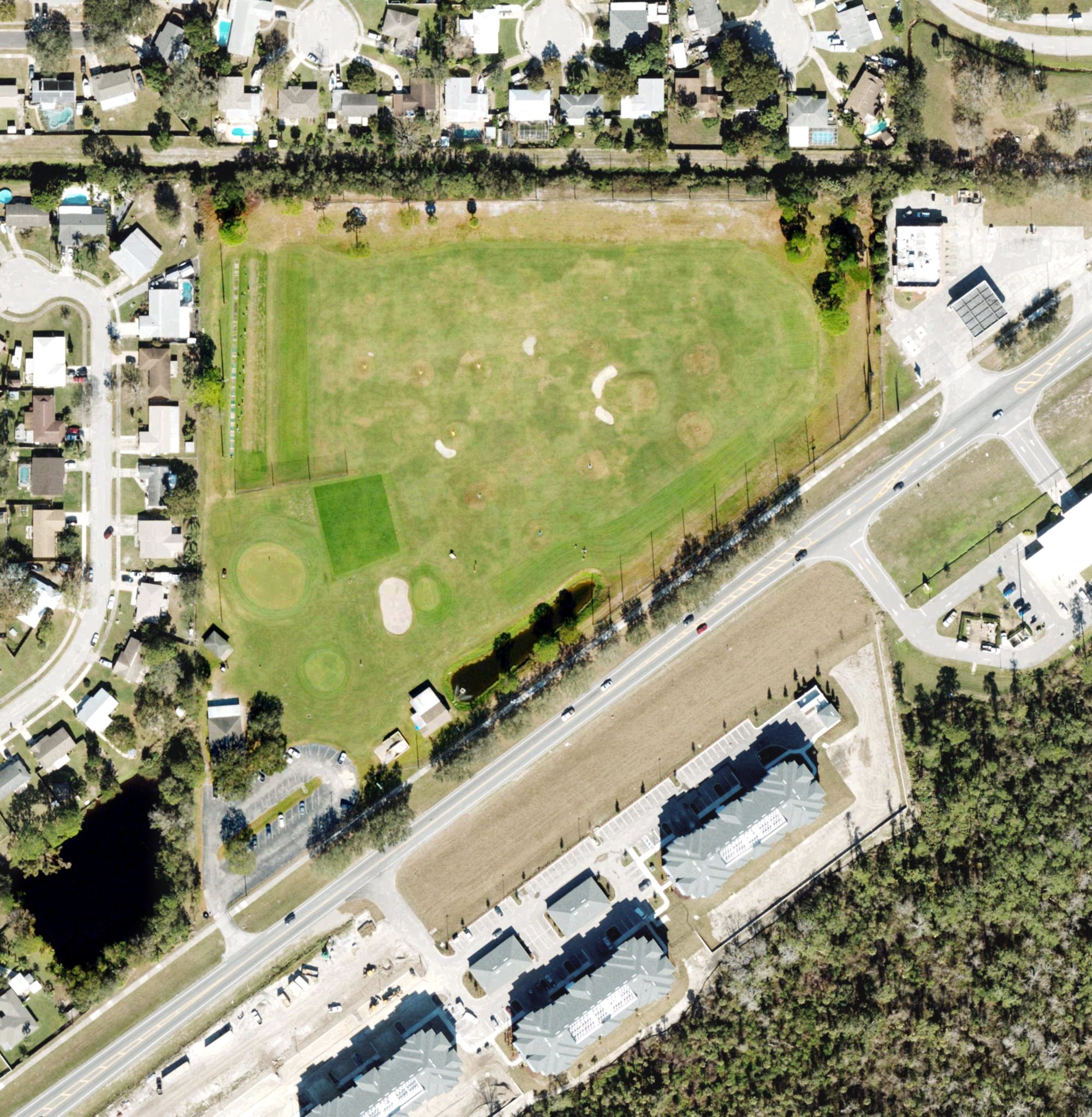 Aerial view of Fred Gay Golf Academy Driving Range, FL
