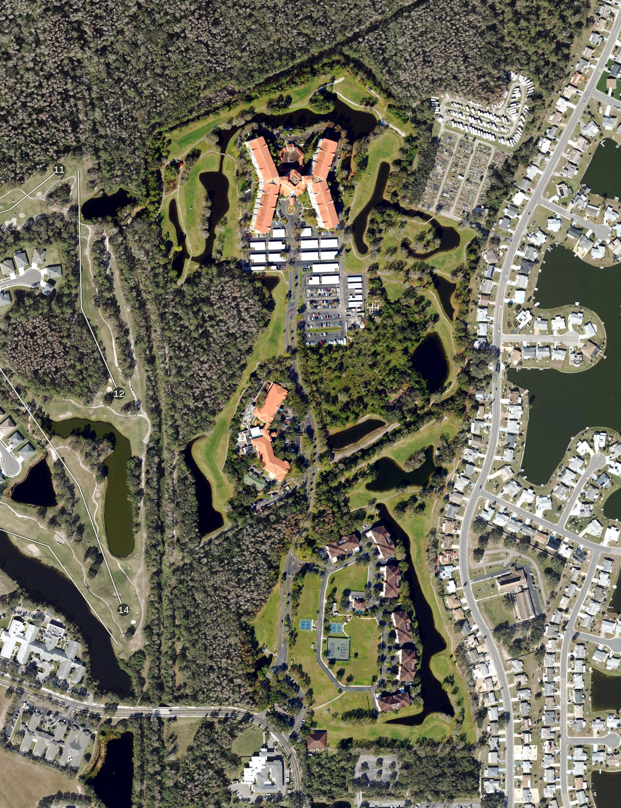 Aerial view of Freedom Fairways, FL