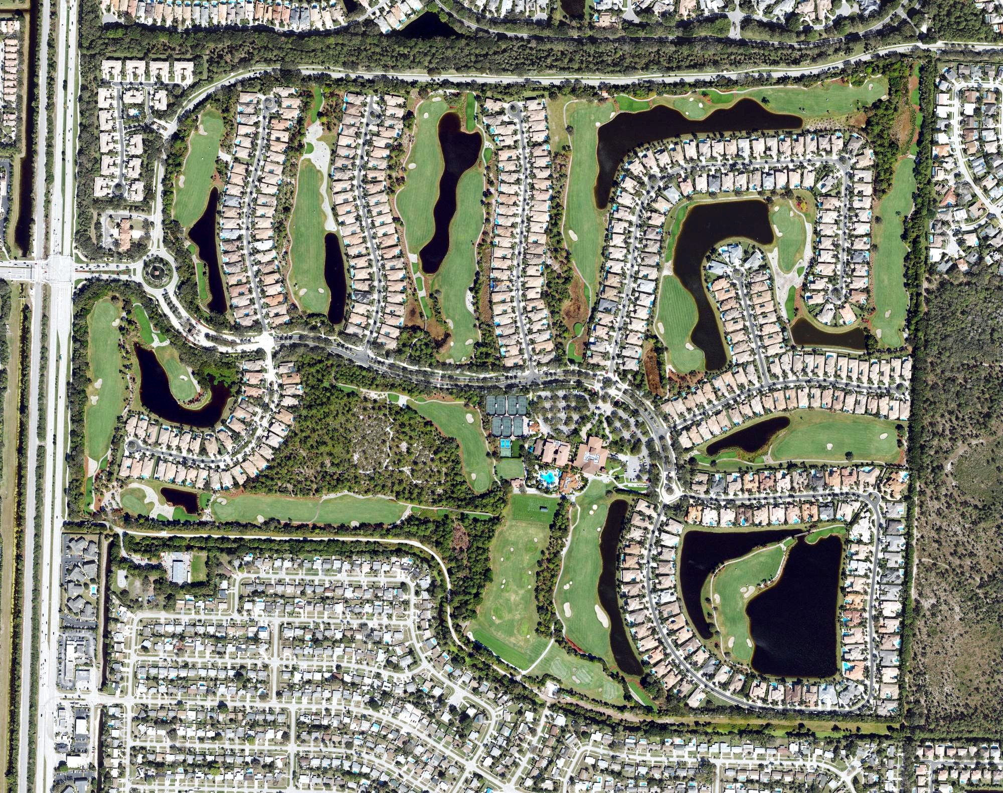 Aerial view of Frenchman's Reserve, FL