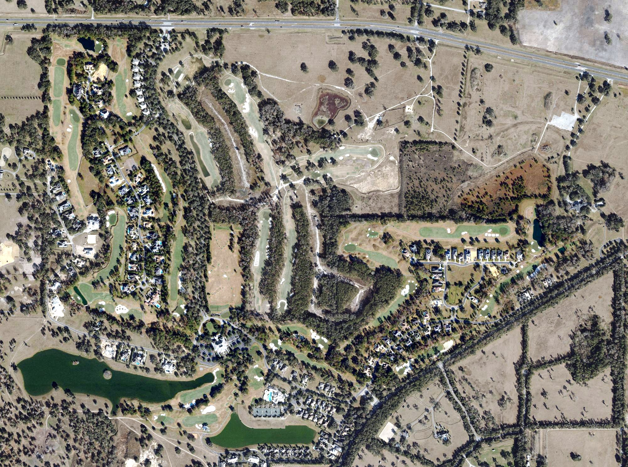 Aerial view of Golden Ocala Golf & Equestrian Club, FL