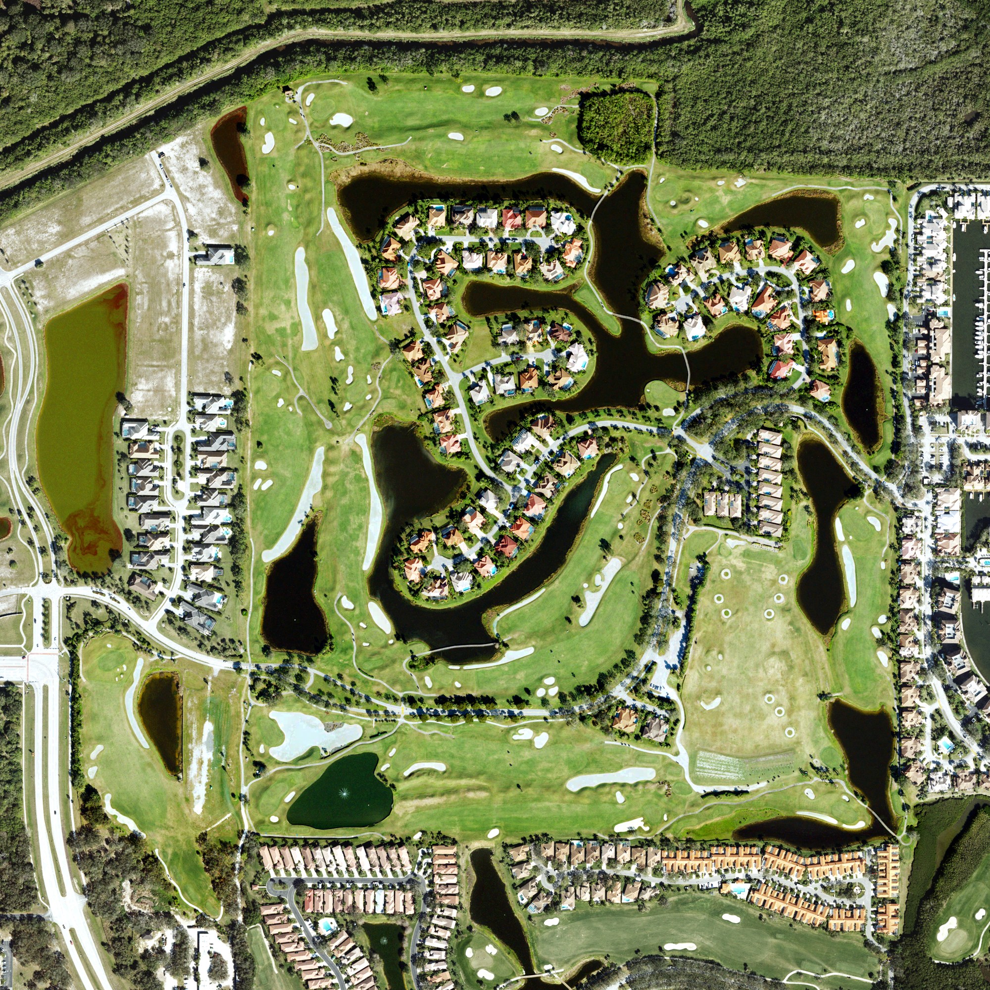Aerial view of Grand Harbor - Harbor Course, FL