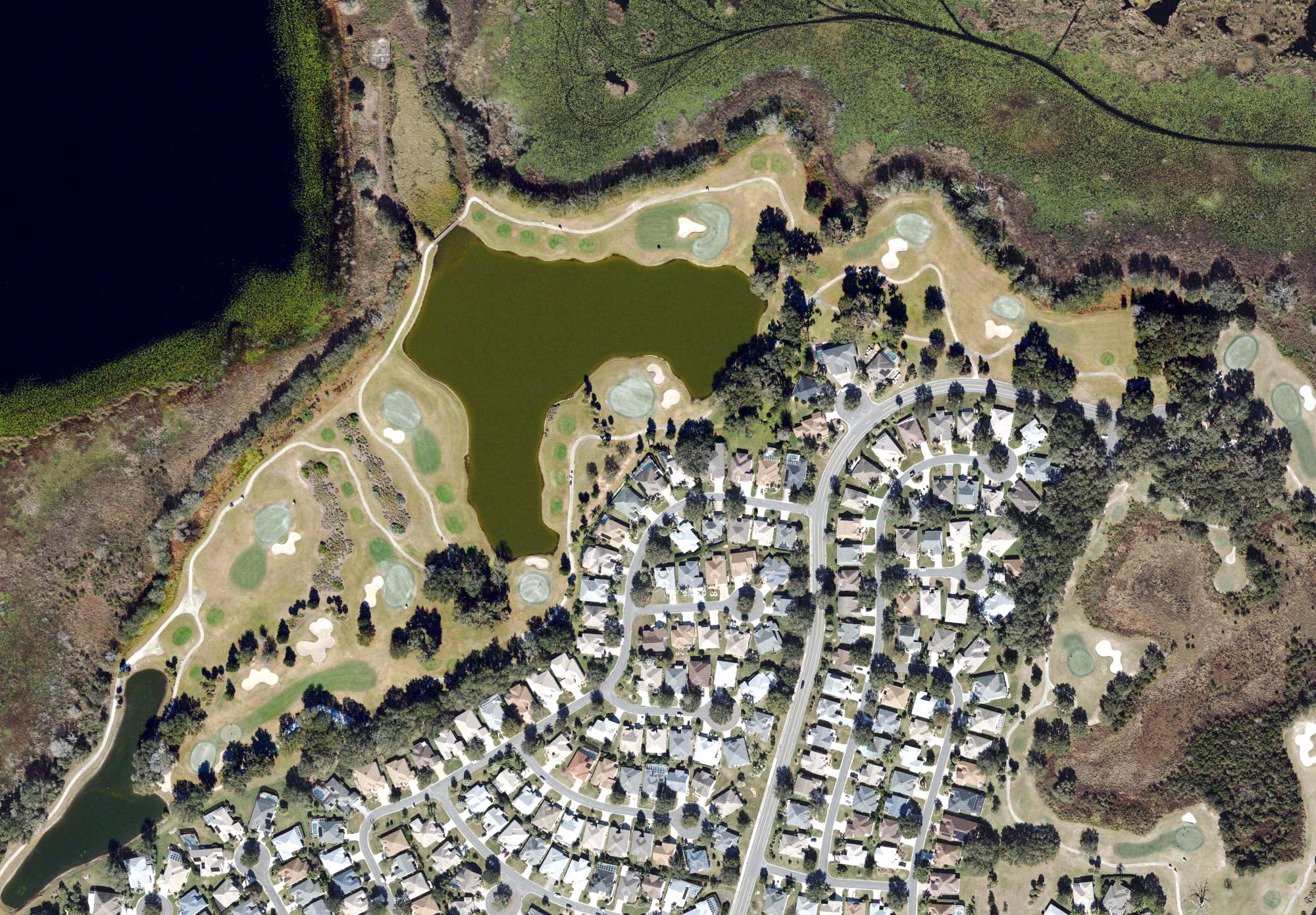 Aerial view of Heron Golf Course (The Villages), FL
