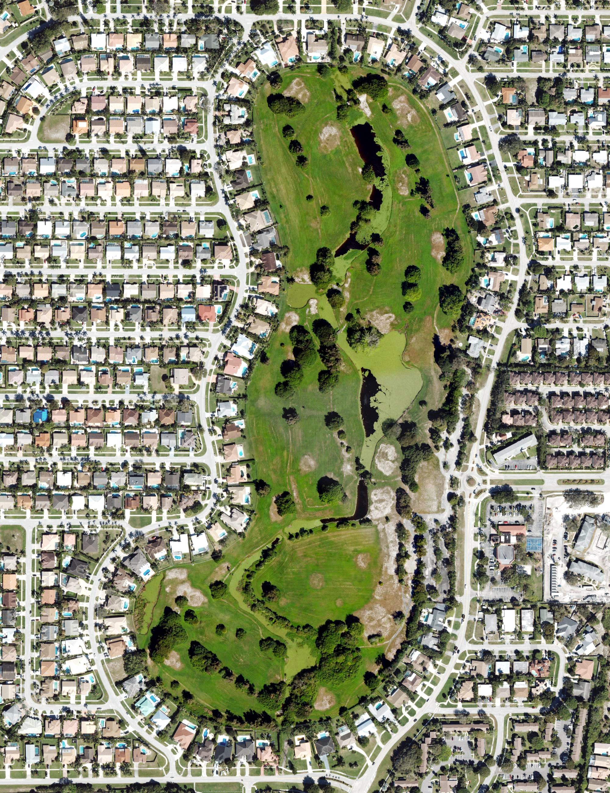 Aerial view of Hidden Lake Park, FL