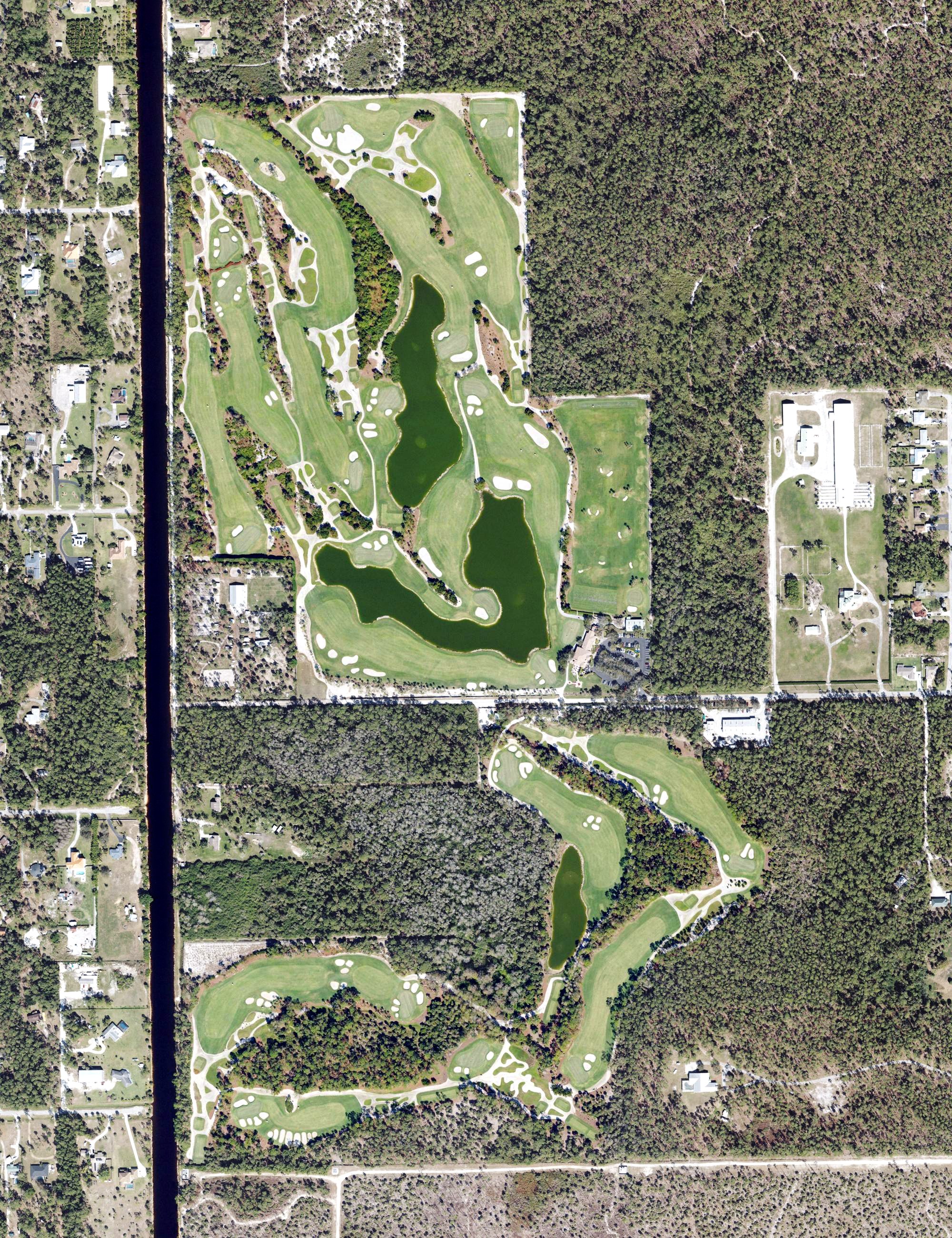 Aerial view of Hideout Golf Club, FL