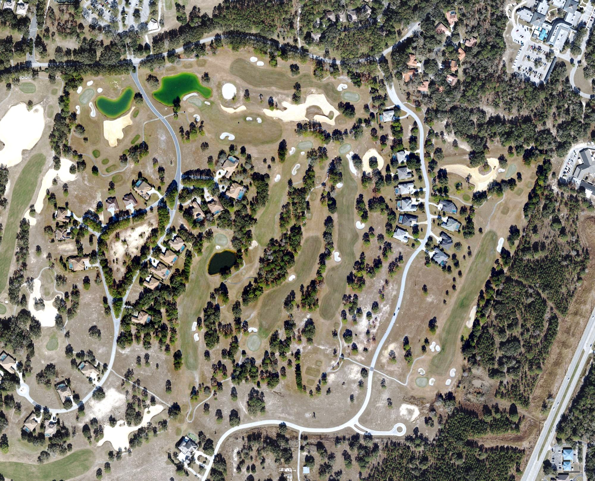 Aerial view of Highlands Course, FL