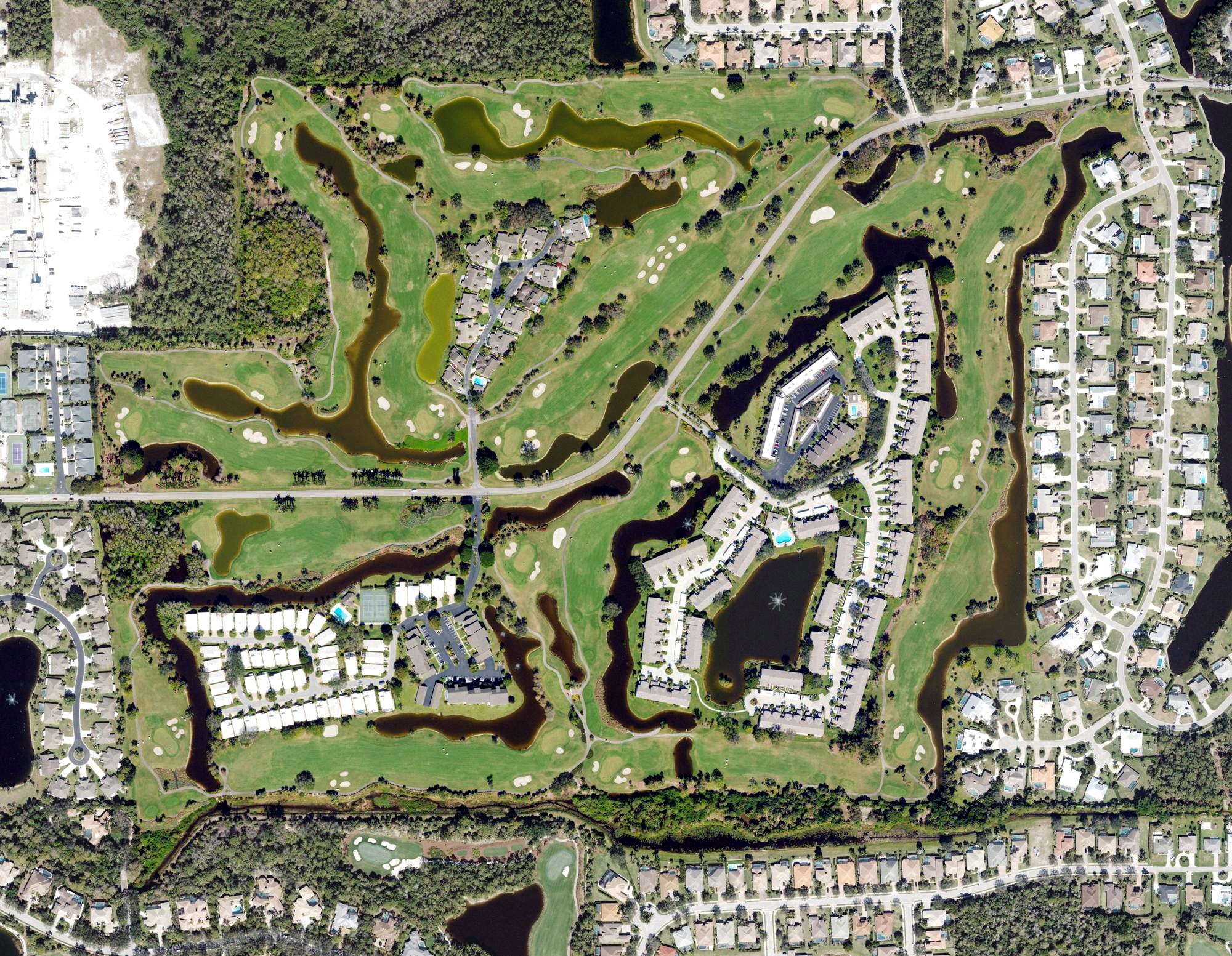 Aerial view of Imperial West Course, FL