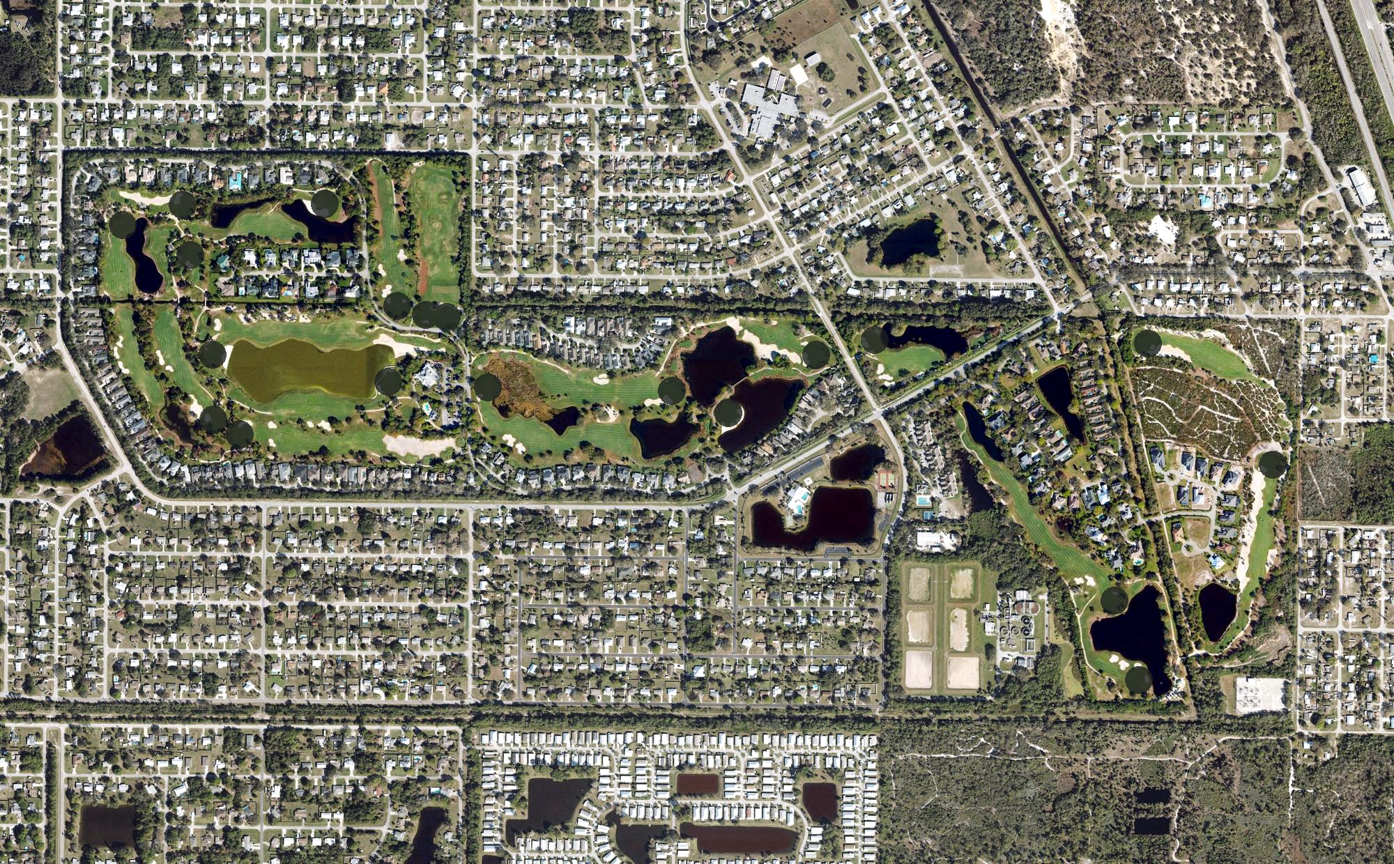 Aerial view of Indian River Club, FL