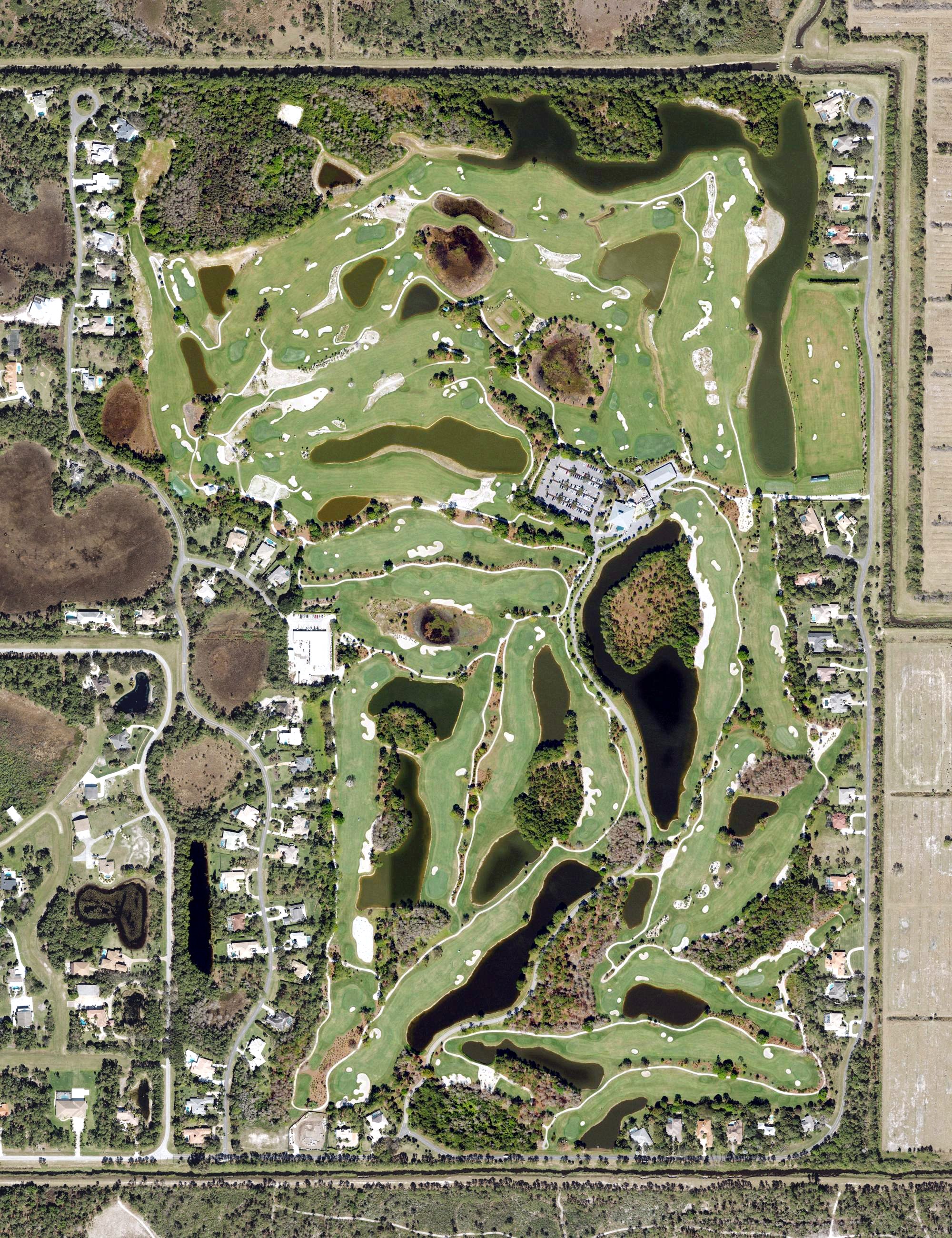 Aerial view of Jonathan's Landing Golf Club, FL