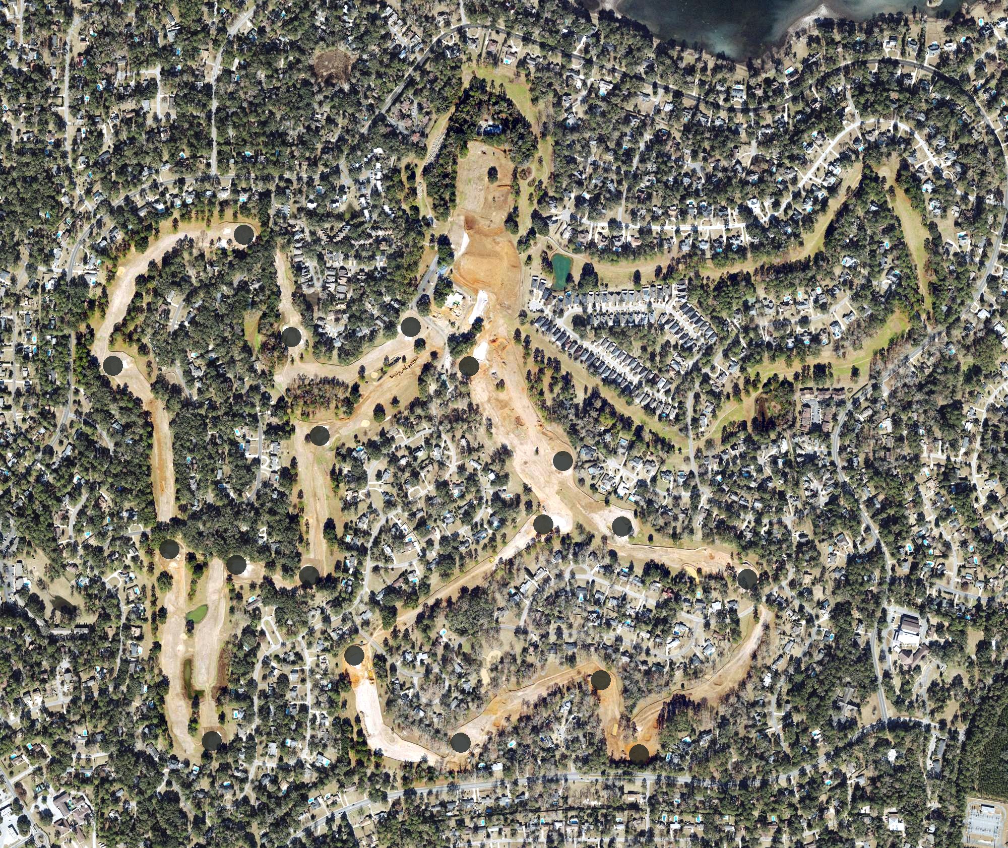 Aerial view of Killearn Country Club & Inn, FL
