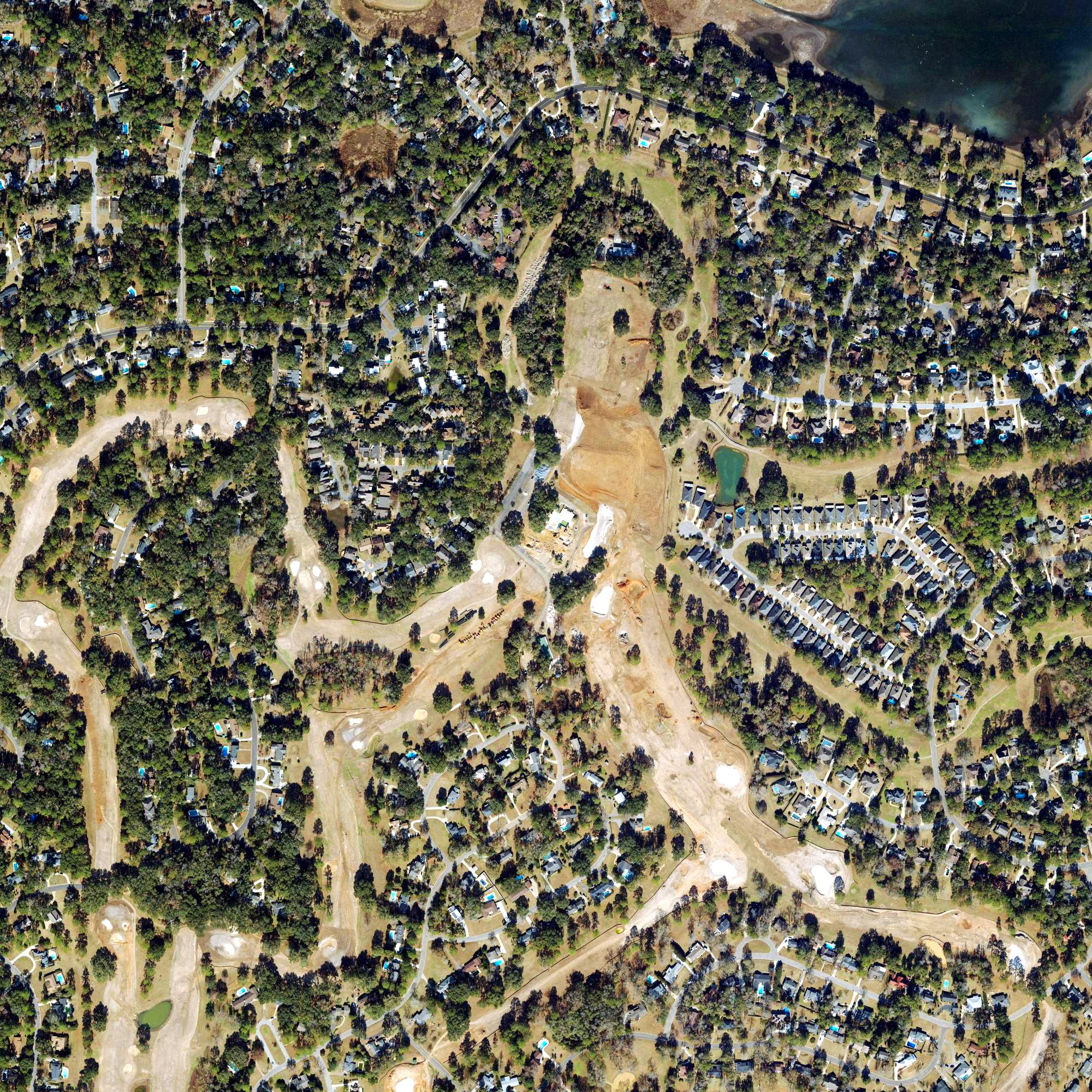 Aerial view of Killearn Country Club, FL