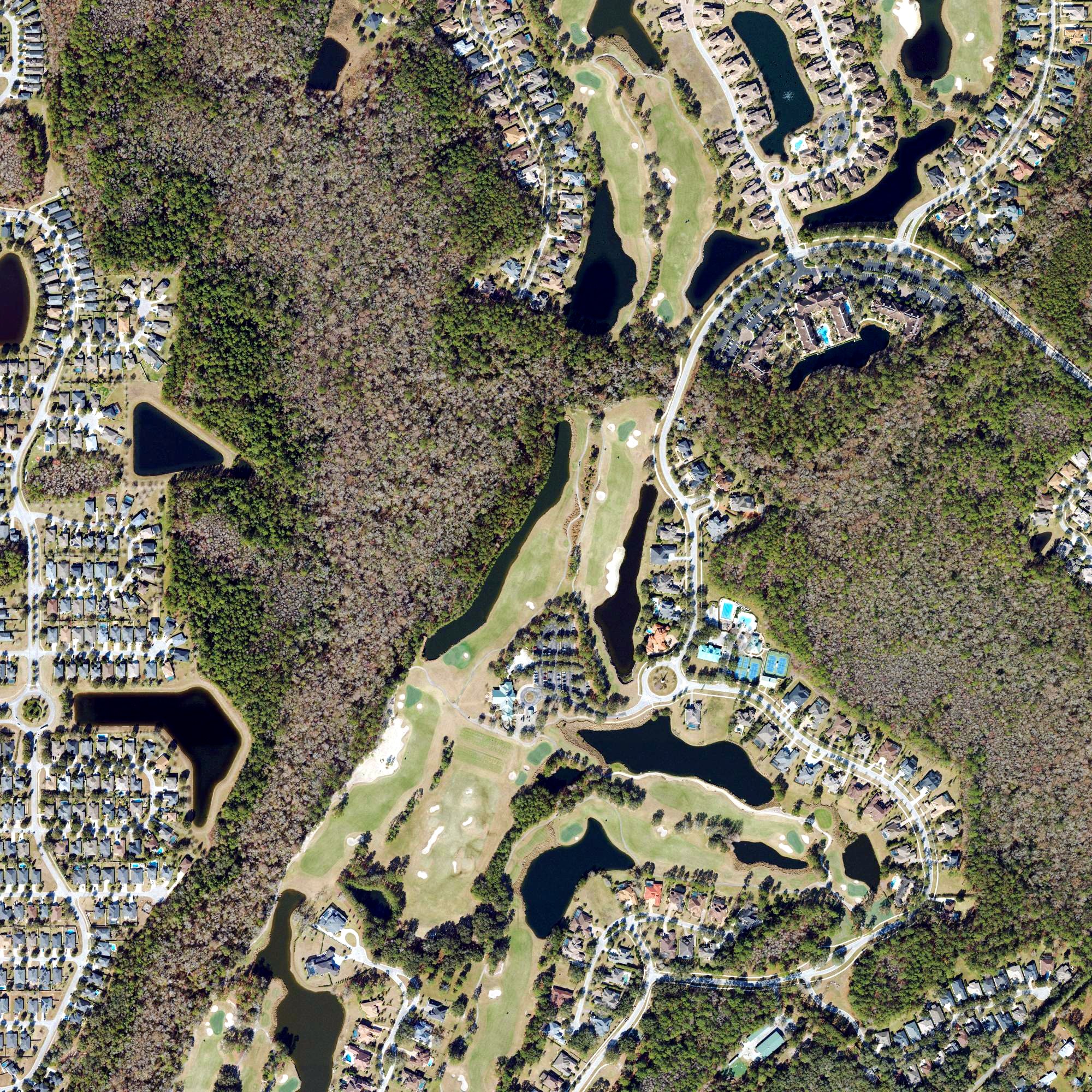 Aerial view of King and Bear Golf Course, FL