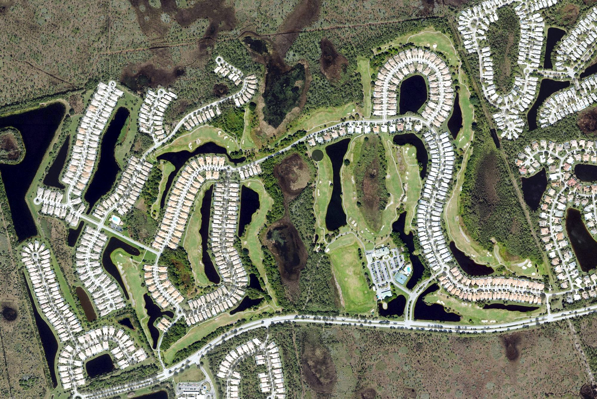 Aerial view of Lost Lake Golf Club, FL