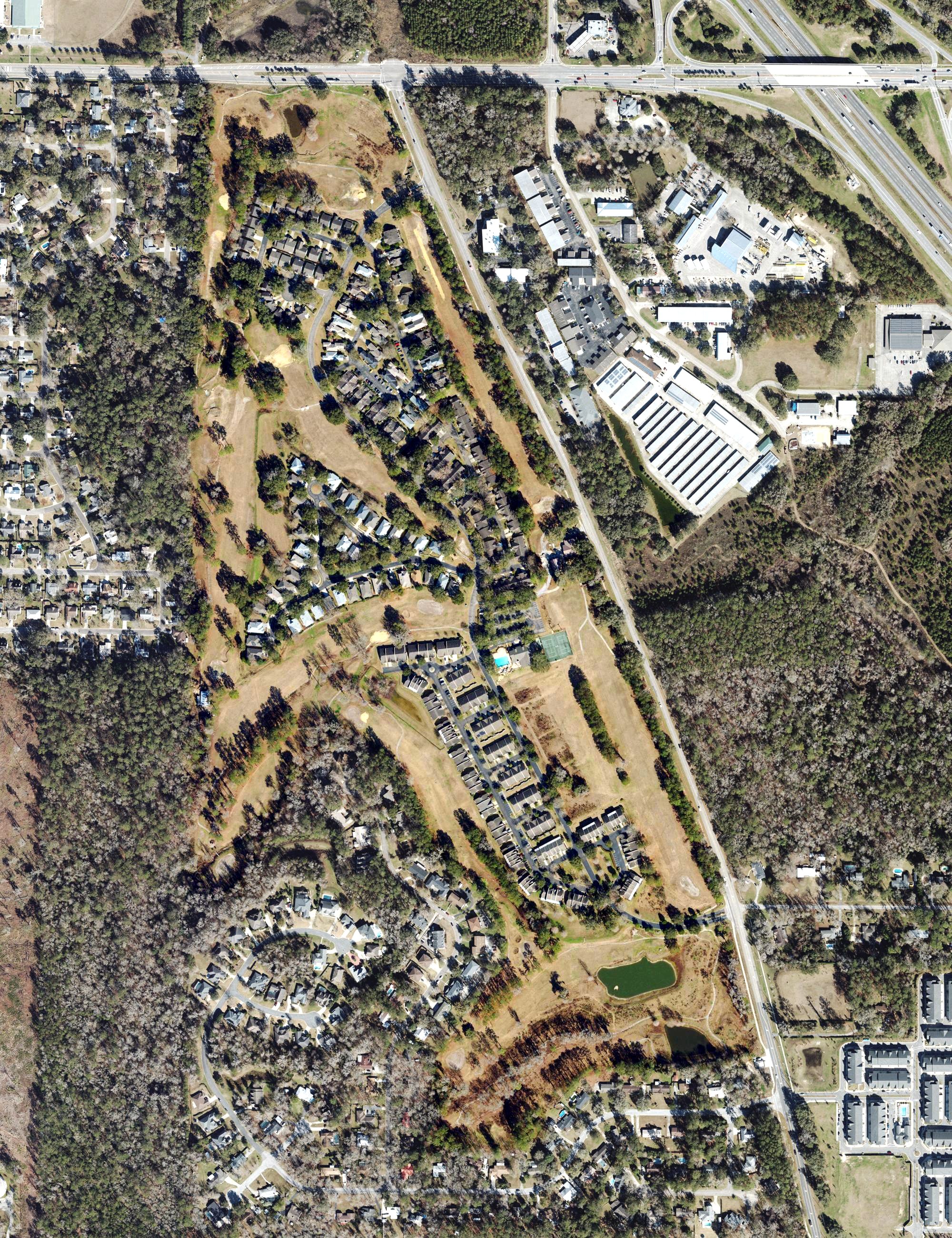 Aerial view of Meadowbrook Golf Club, FL