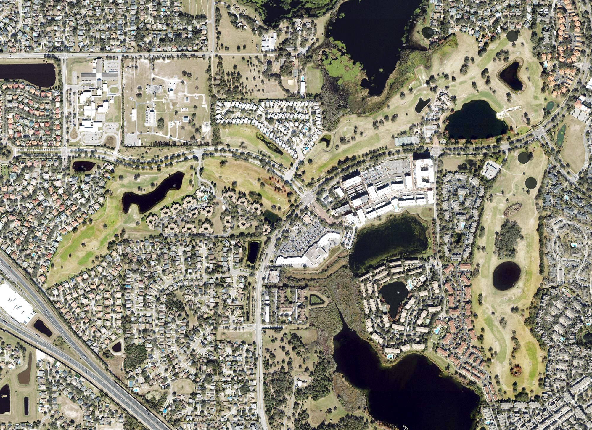 Aerial view of MetroWest Golf Club, FL