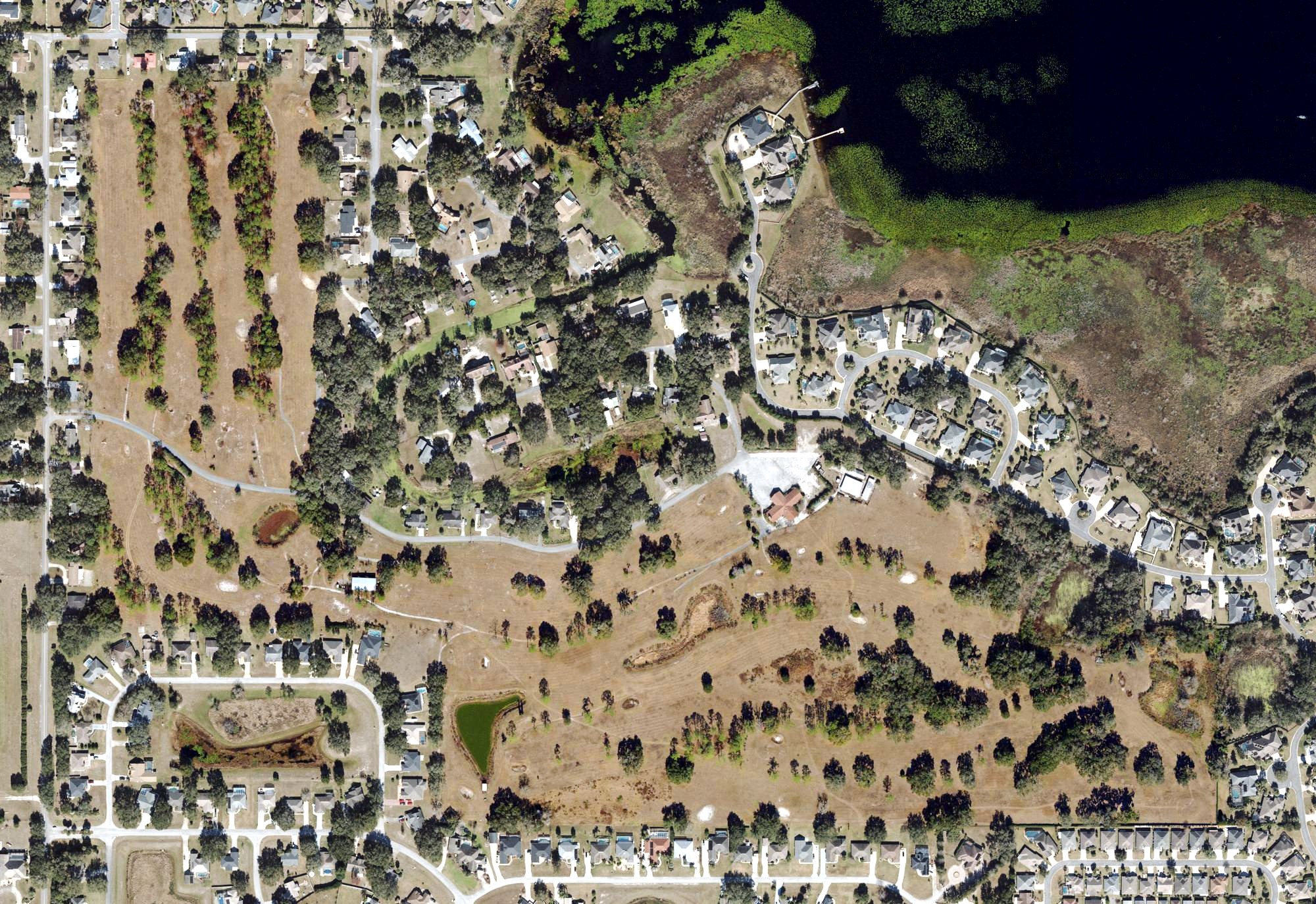 Aerial view of Miona Lake Golf Club, FL