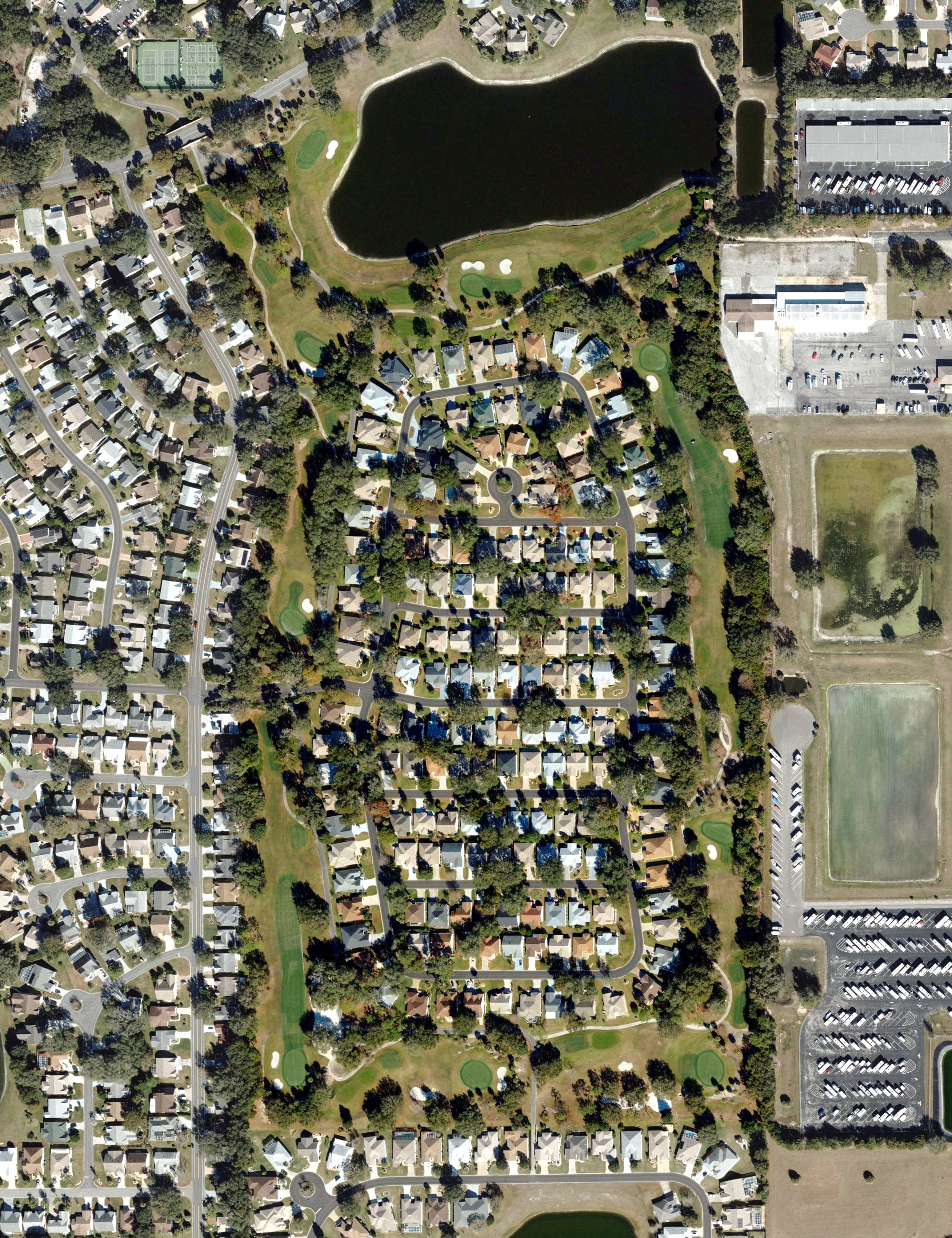 Aerial view of Mira Mesa Course (The Villages), FL