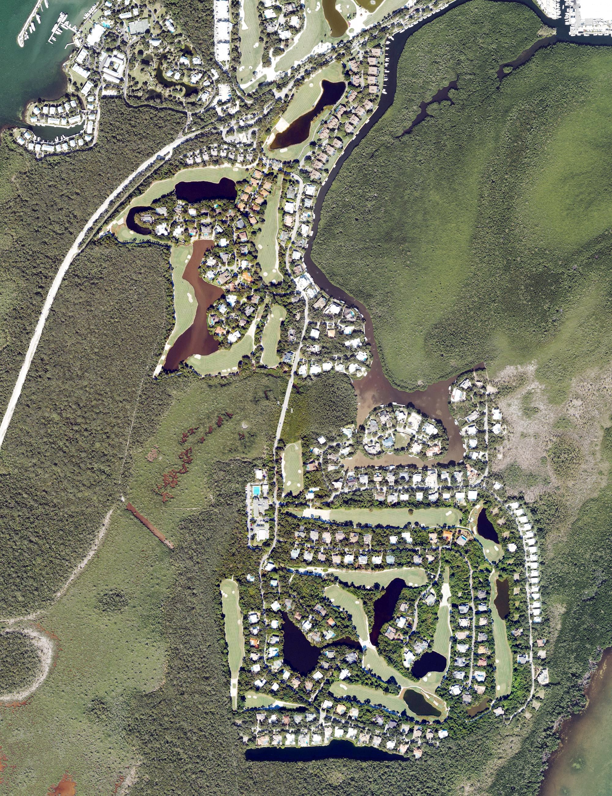 Aerial view of Ocean Reef - Hammock Course, FL