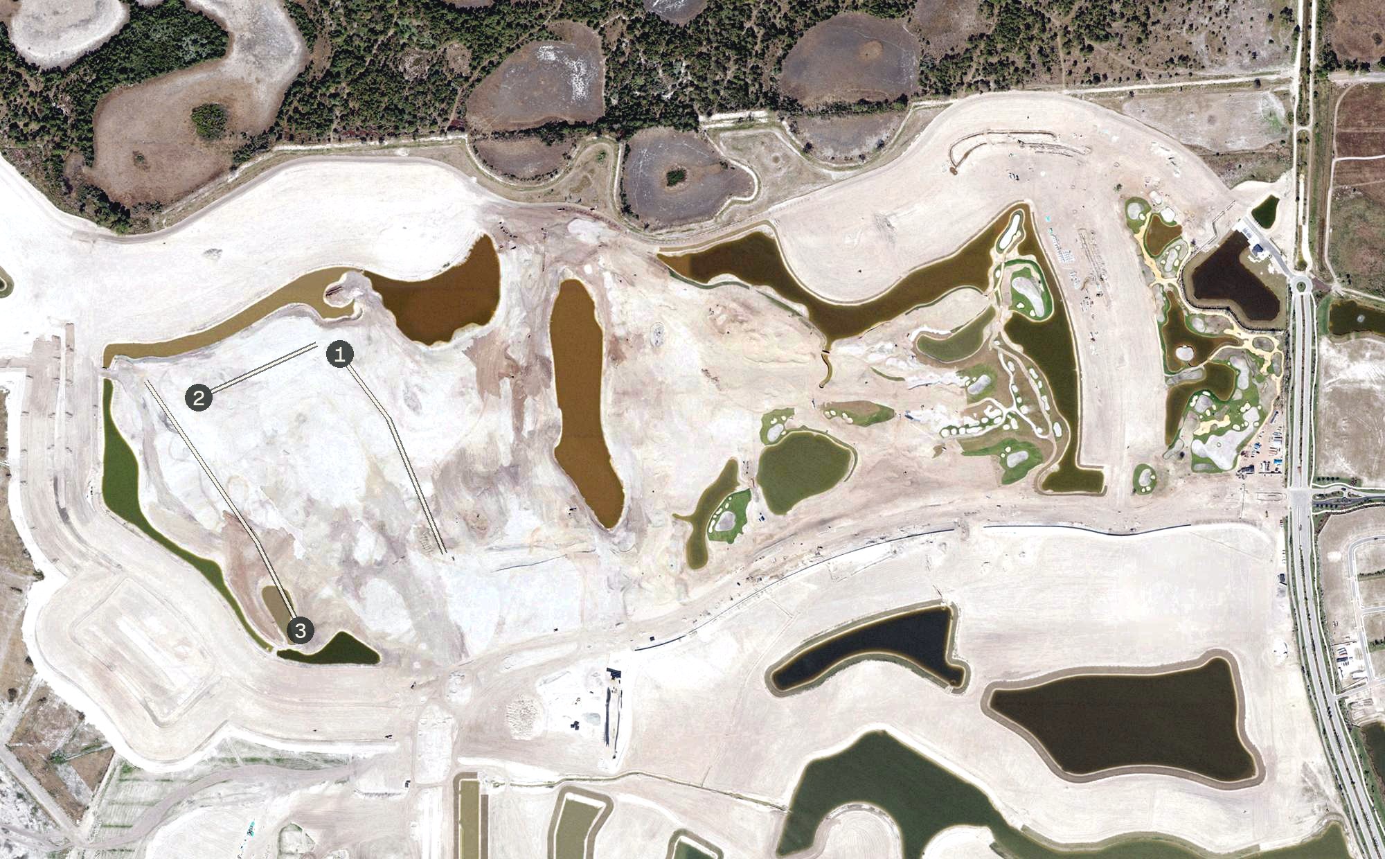 Aerial view of Panther National, FL