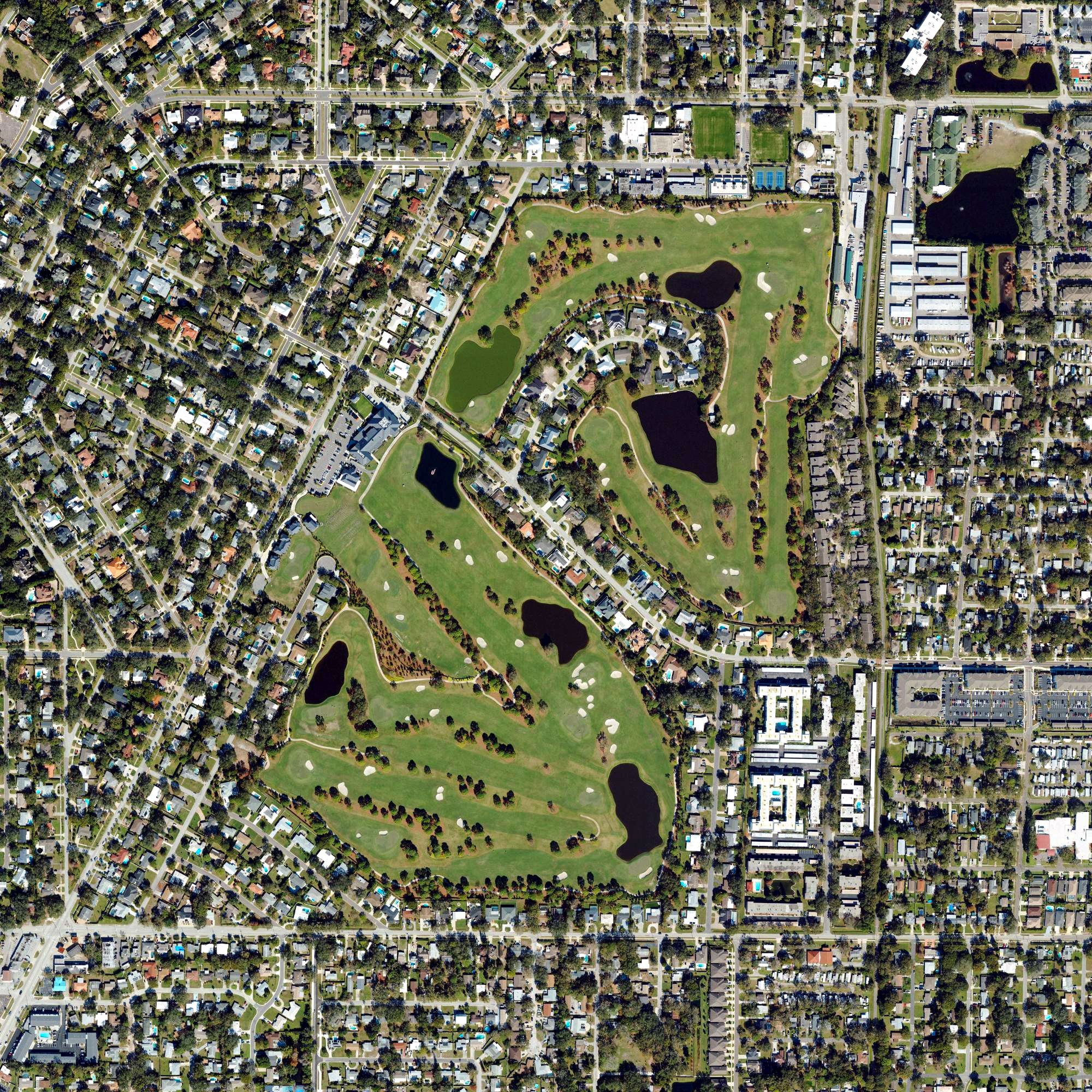 Aerial view of Pelican Club, FL