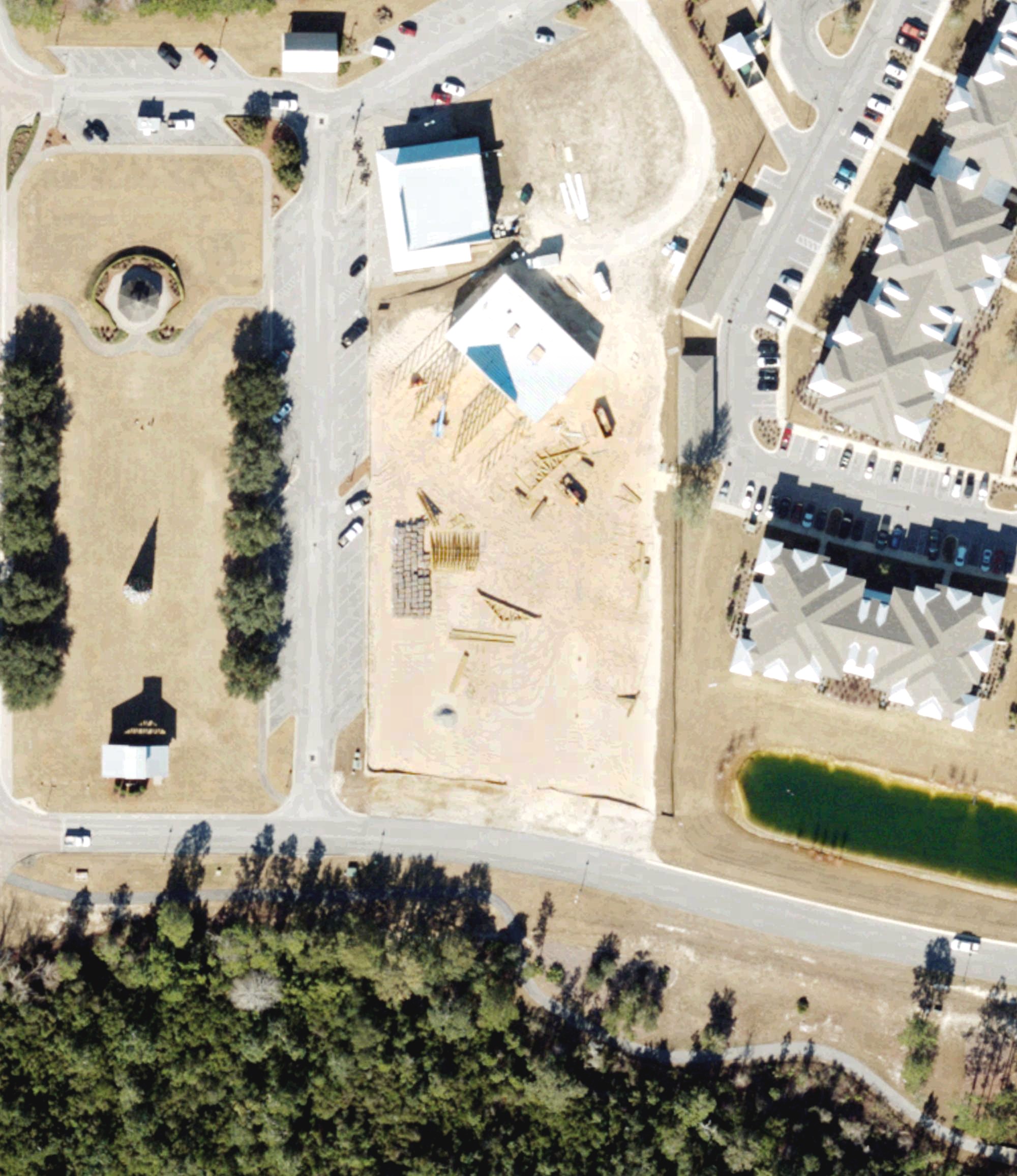 Aerial view of Practice Disc Golf Course, FL