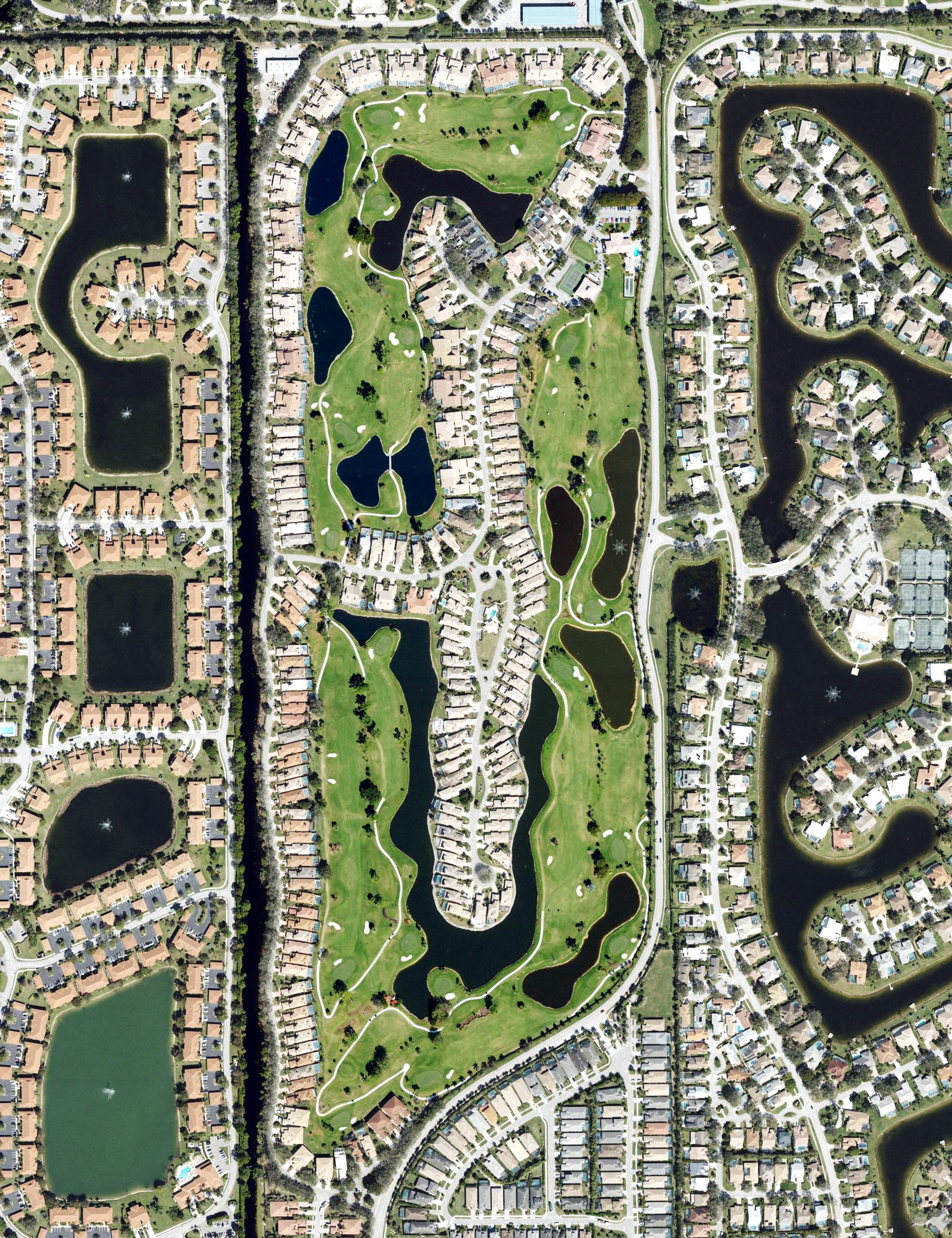 Aerial view of Quail Creek Village Golf Club, FL