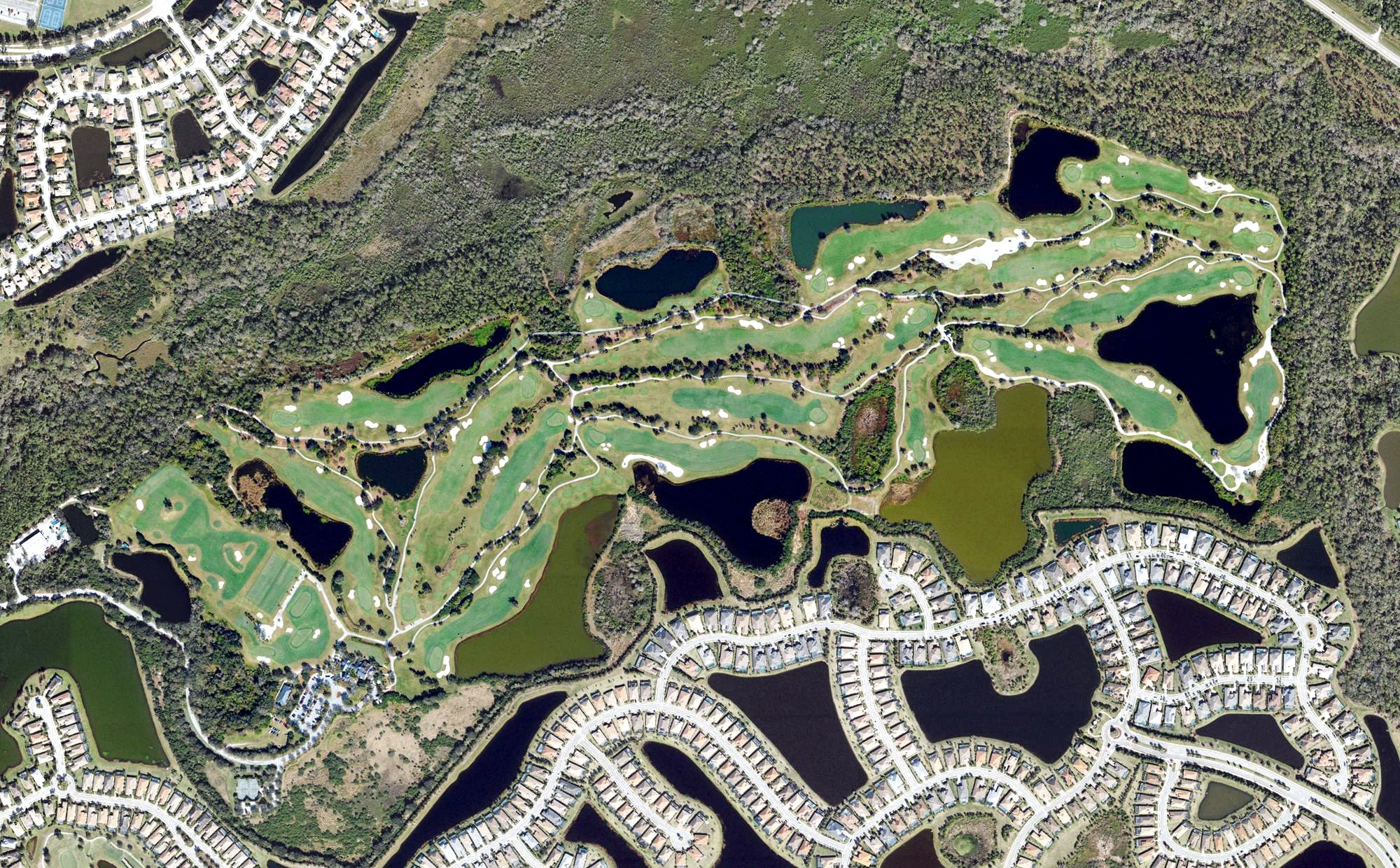 Aerial view of Ritz-Carlton Members Golf Club, FL