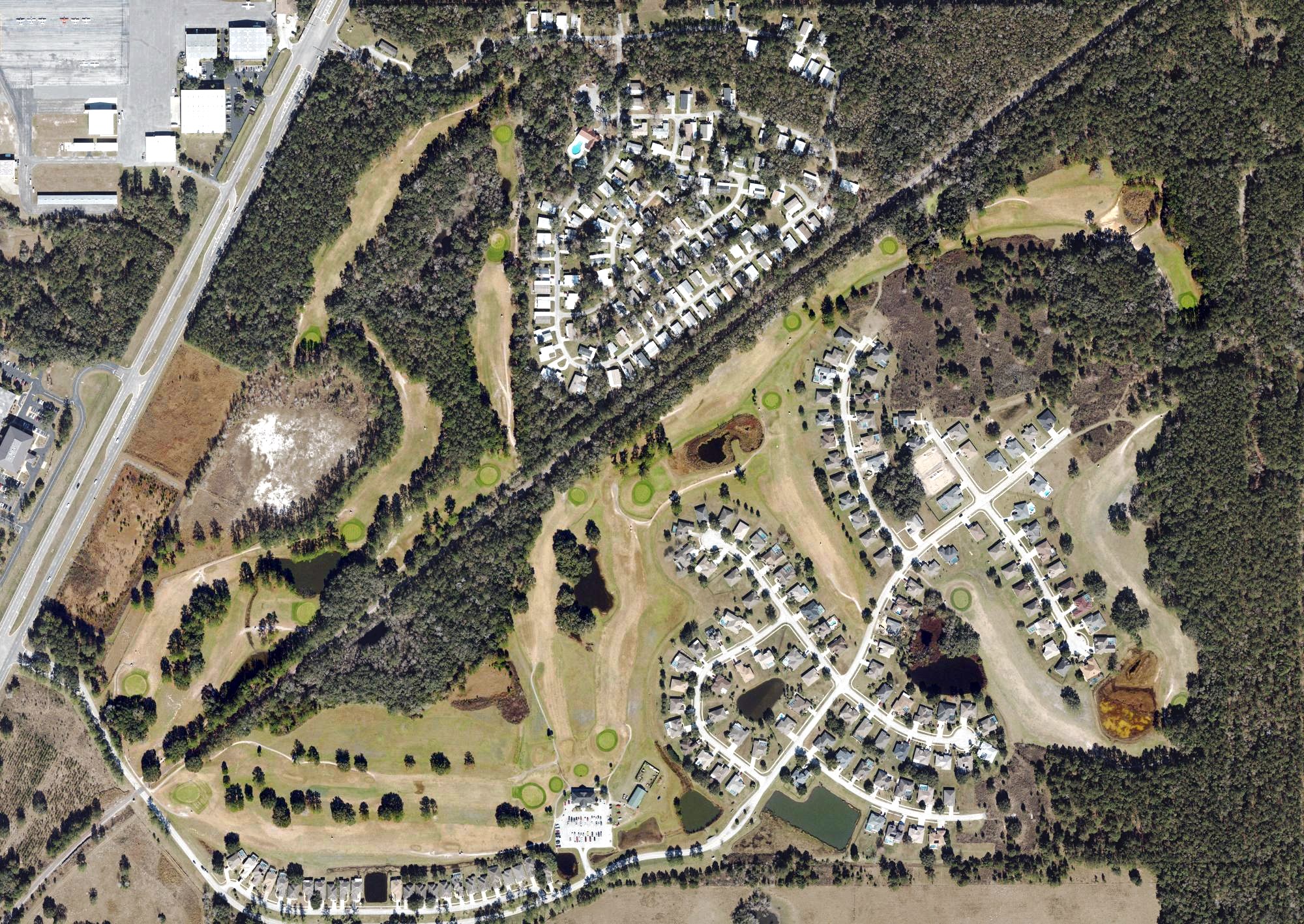 Aerial view of Rivard Golf Club, FL
