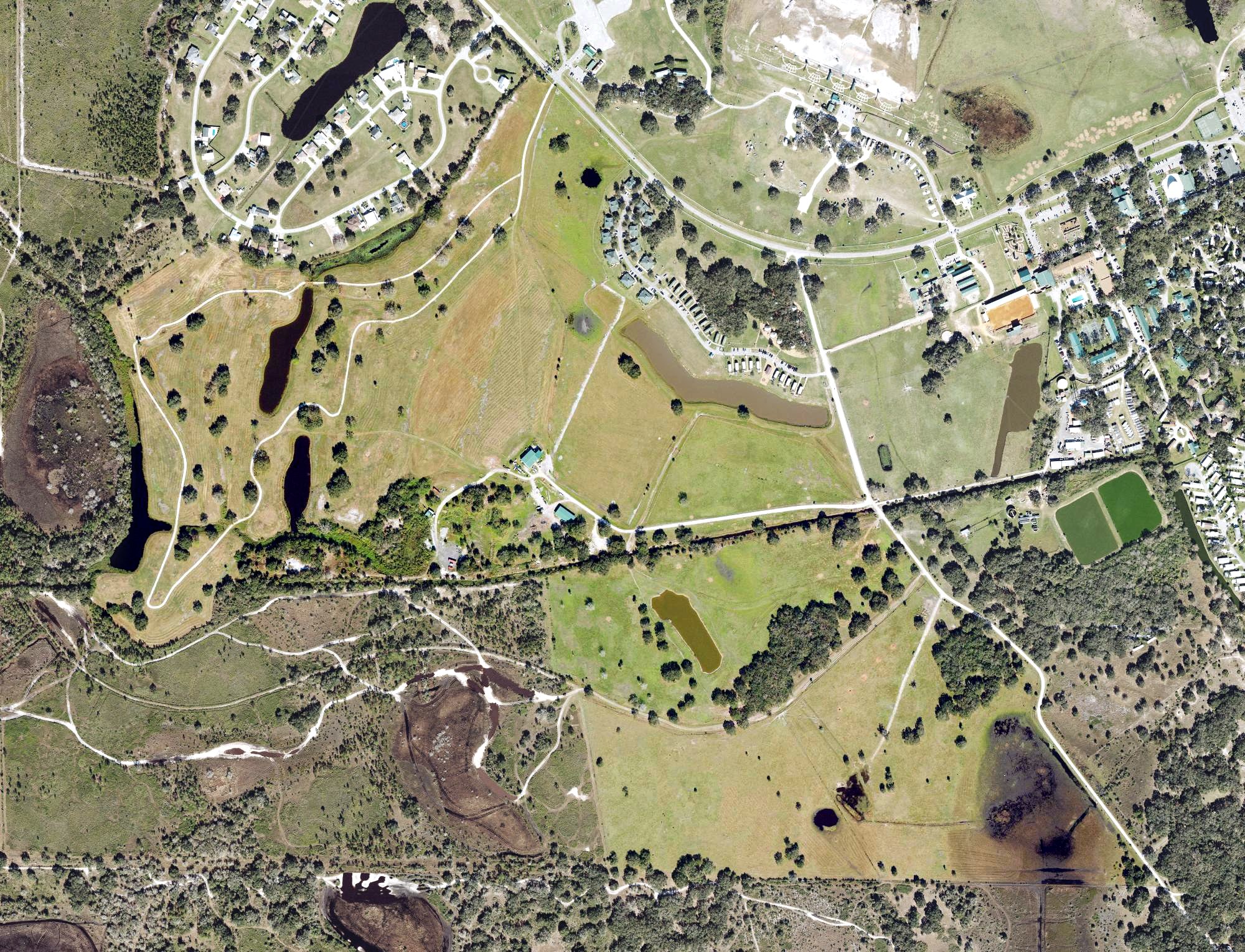 Aerial view of River Ranch Golf Course, FL